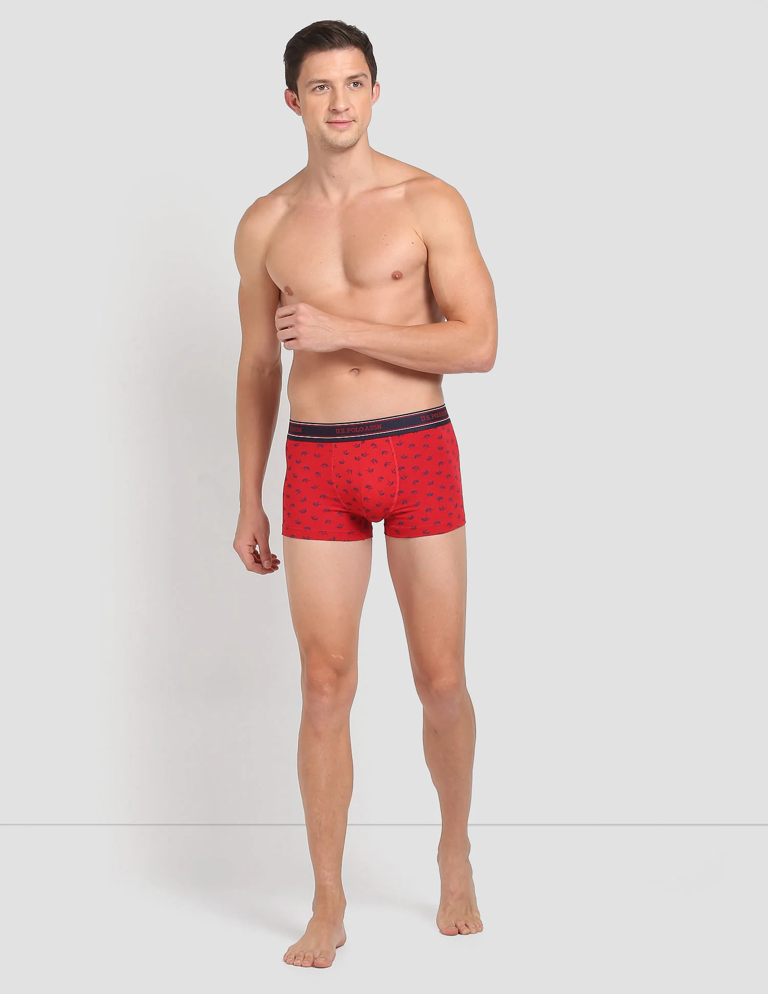 All Over Print Ribbed Jersey I616 Trunks - Pack Of 1 - Image 3