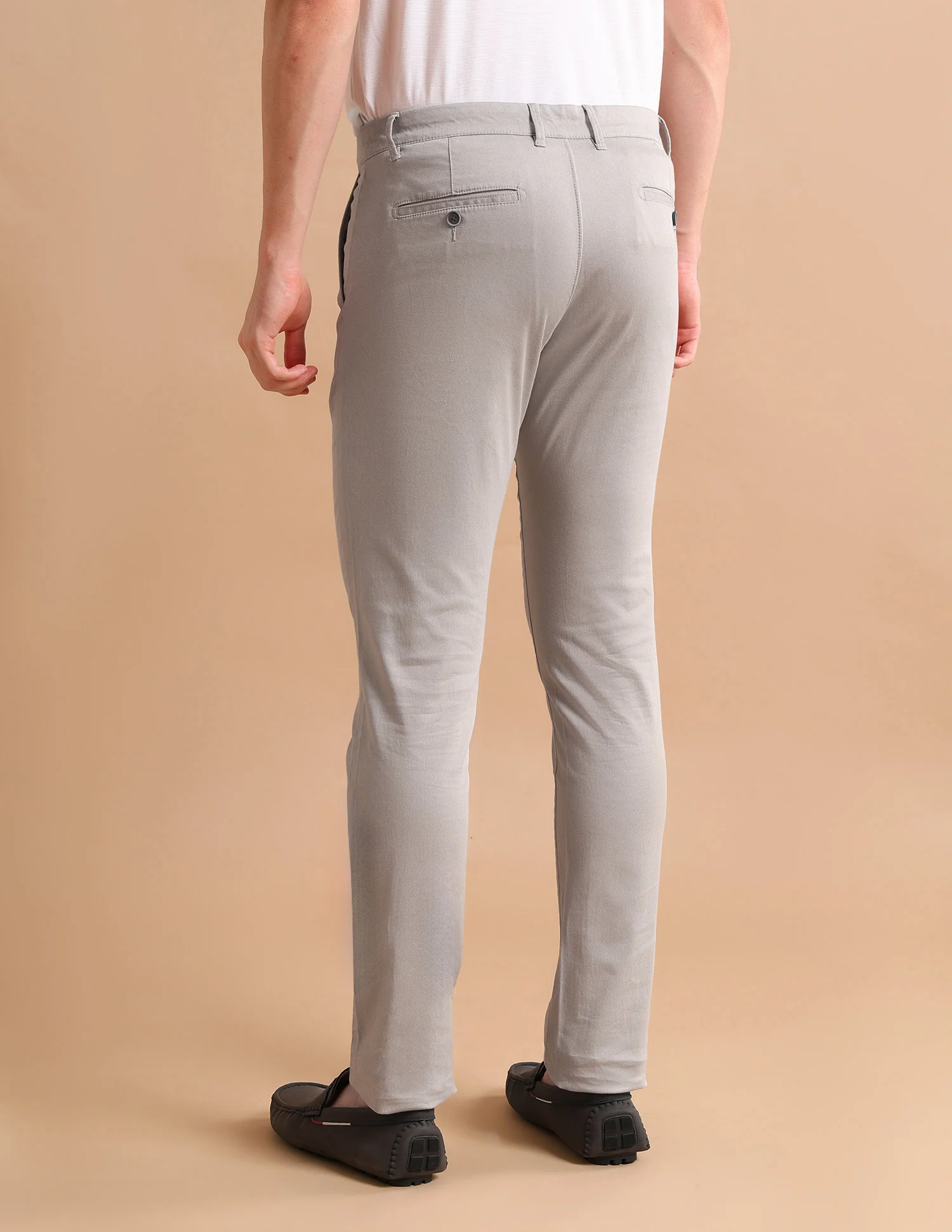 Austin Regular Fit Cotton Stretch Printed Signature Chinos - Image 5