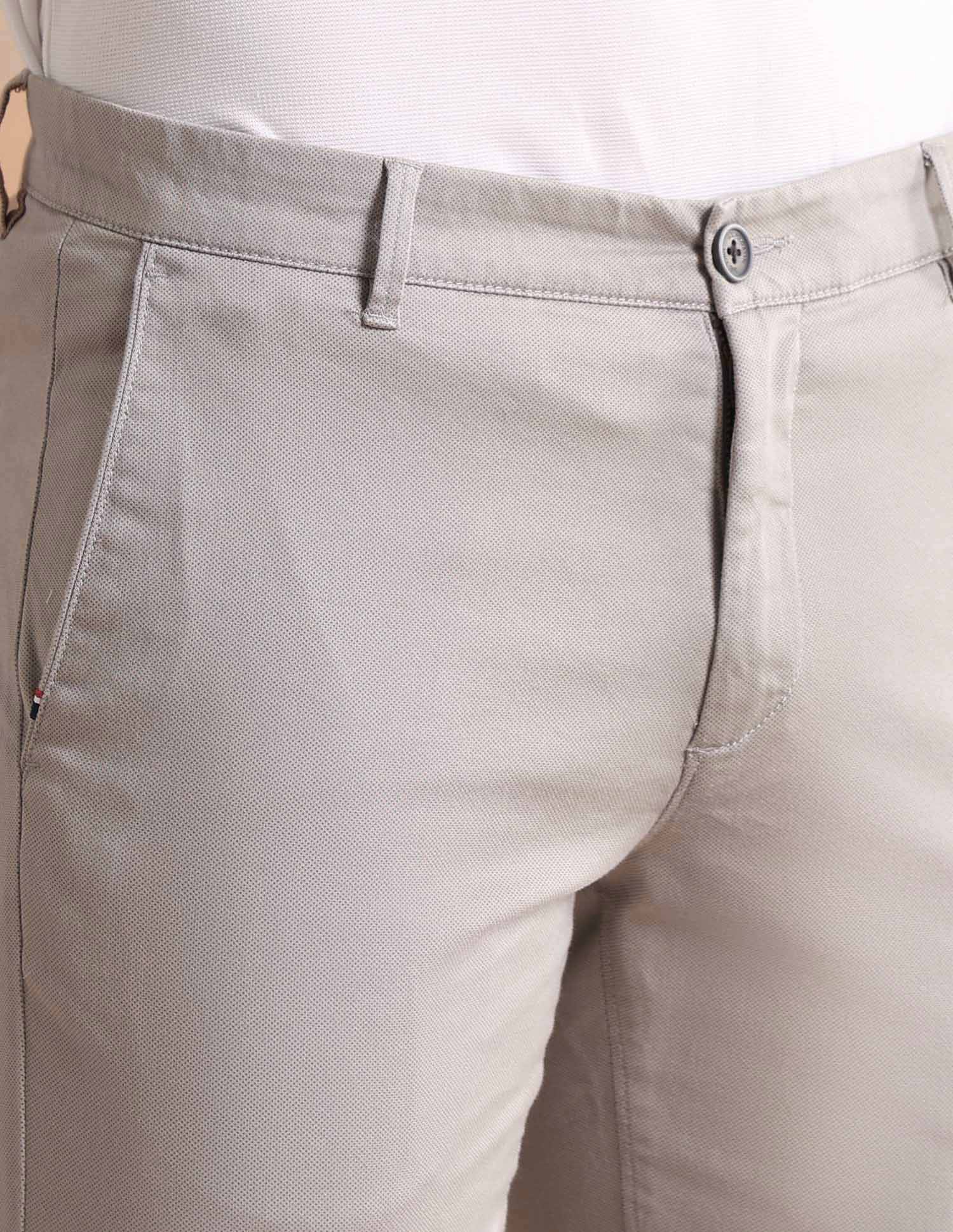 Austin Regular Fit Cotton Stretch Printed Signature Chinos - Image 7
