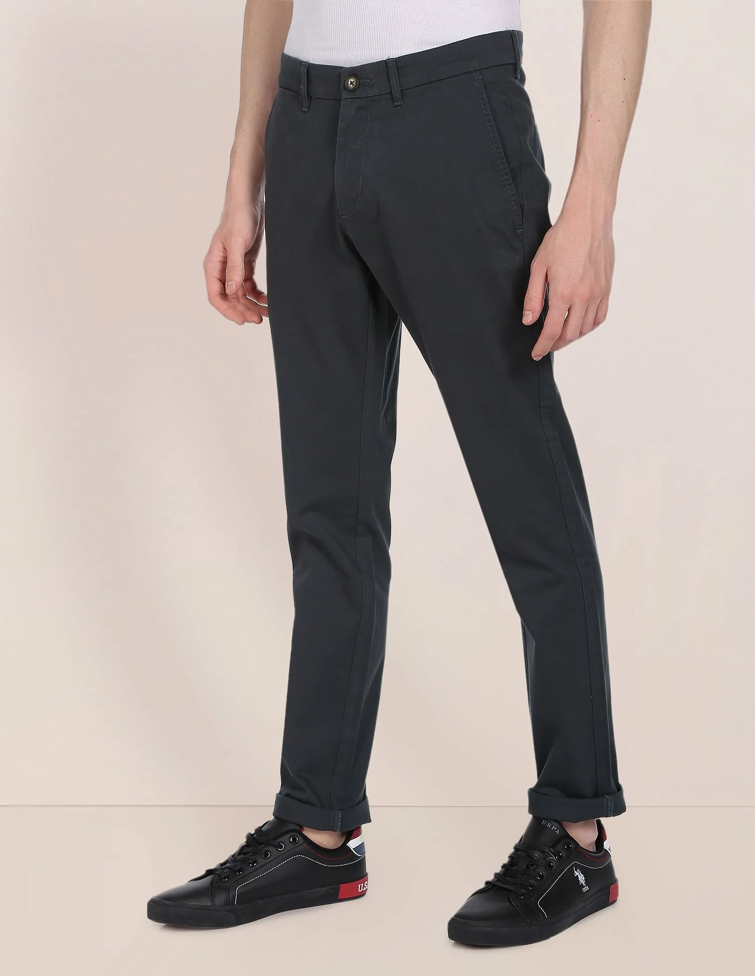 Austin Trim Fit Stretch Chinos - Image 4