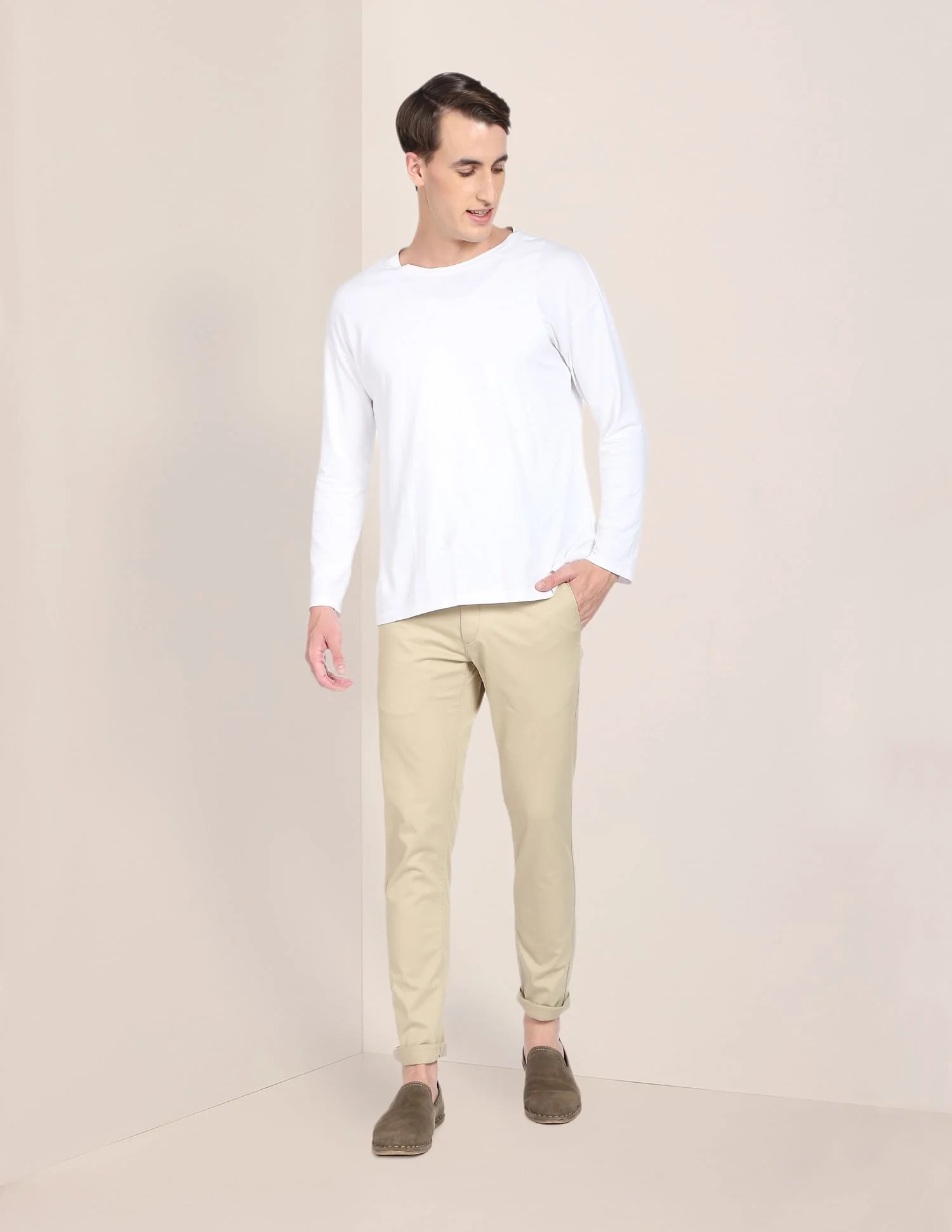 Austin Trim Fit Stretch Chinos - Image 3
