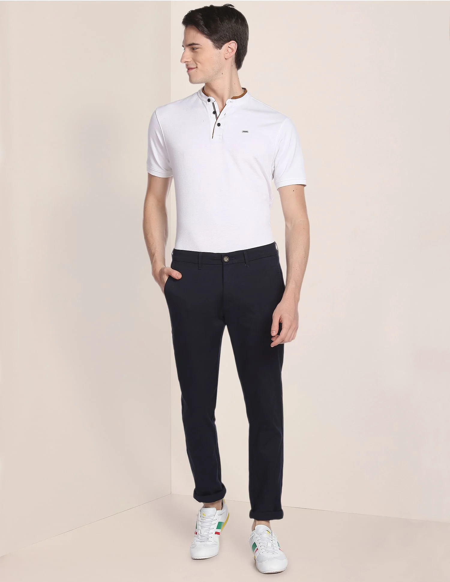 Austin Trim Fit Stretch Chinos - Image 3