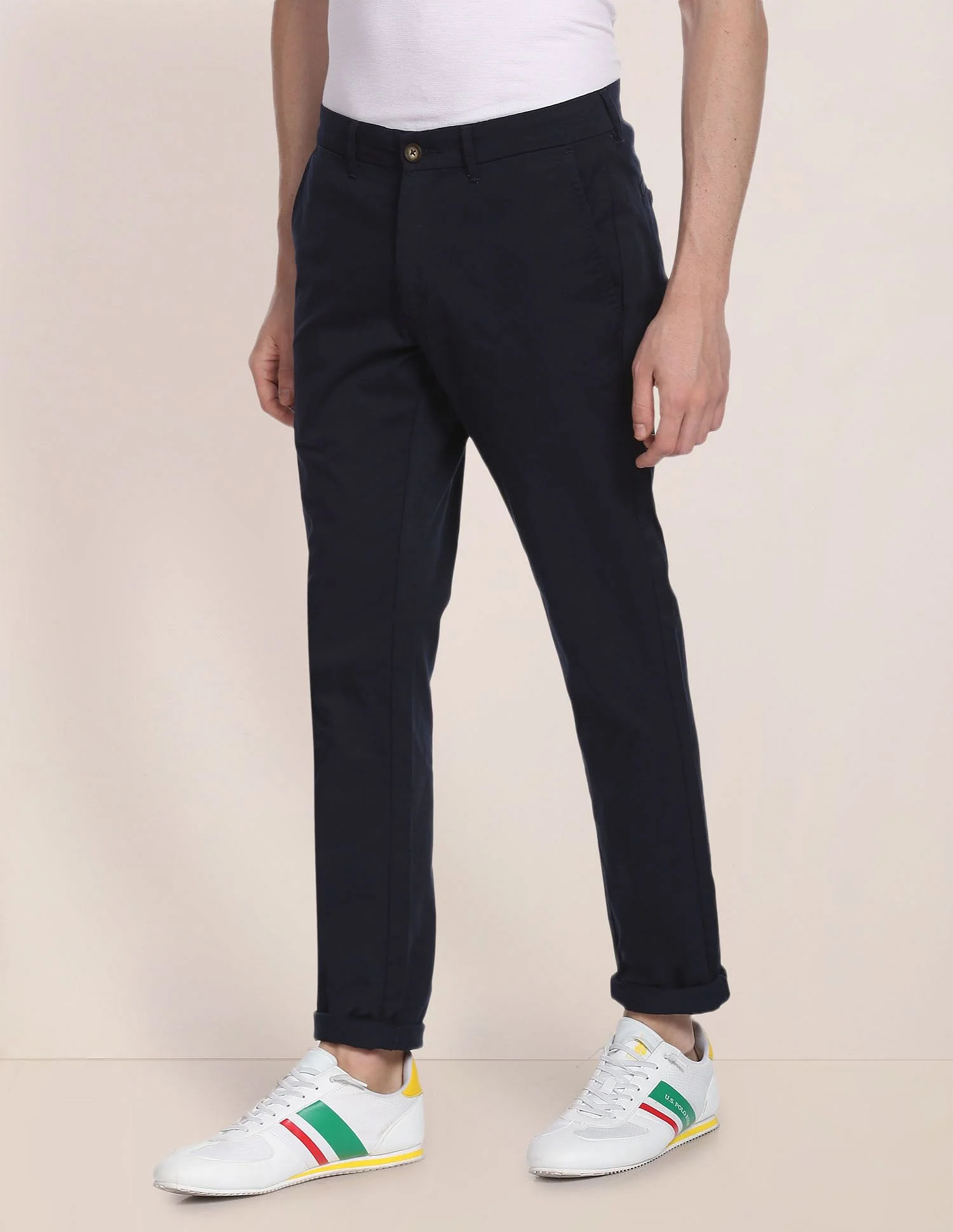 Austin Trim Fit Stretch Chinos - Image 4