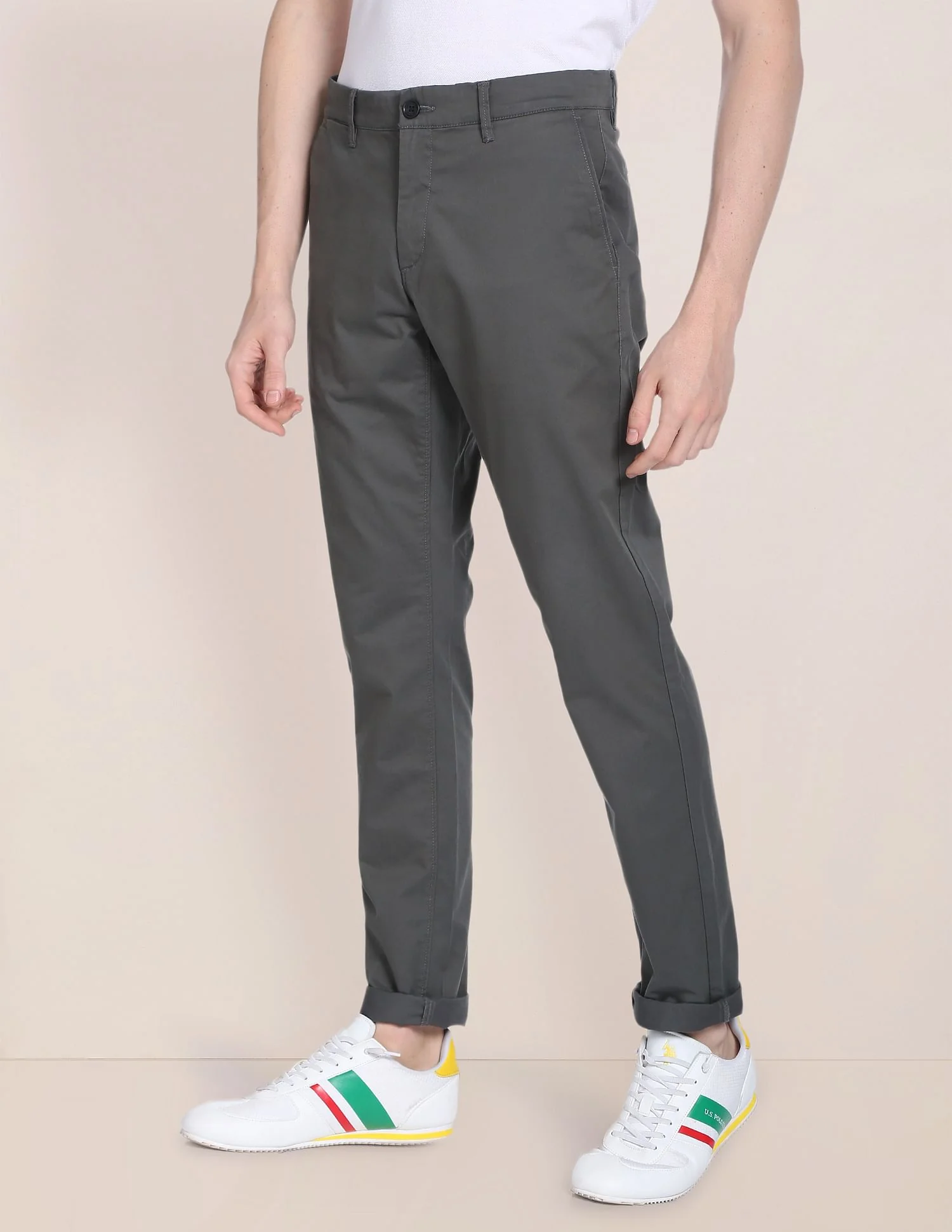 Austin Trim Fit Stretch Chinos - Image 4