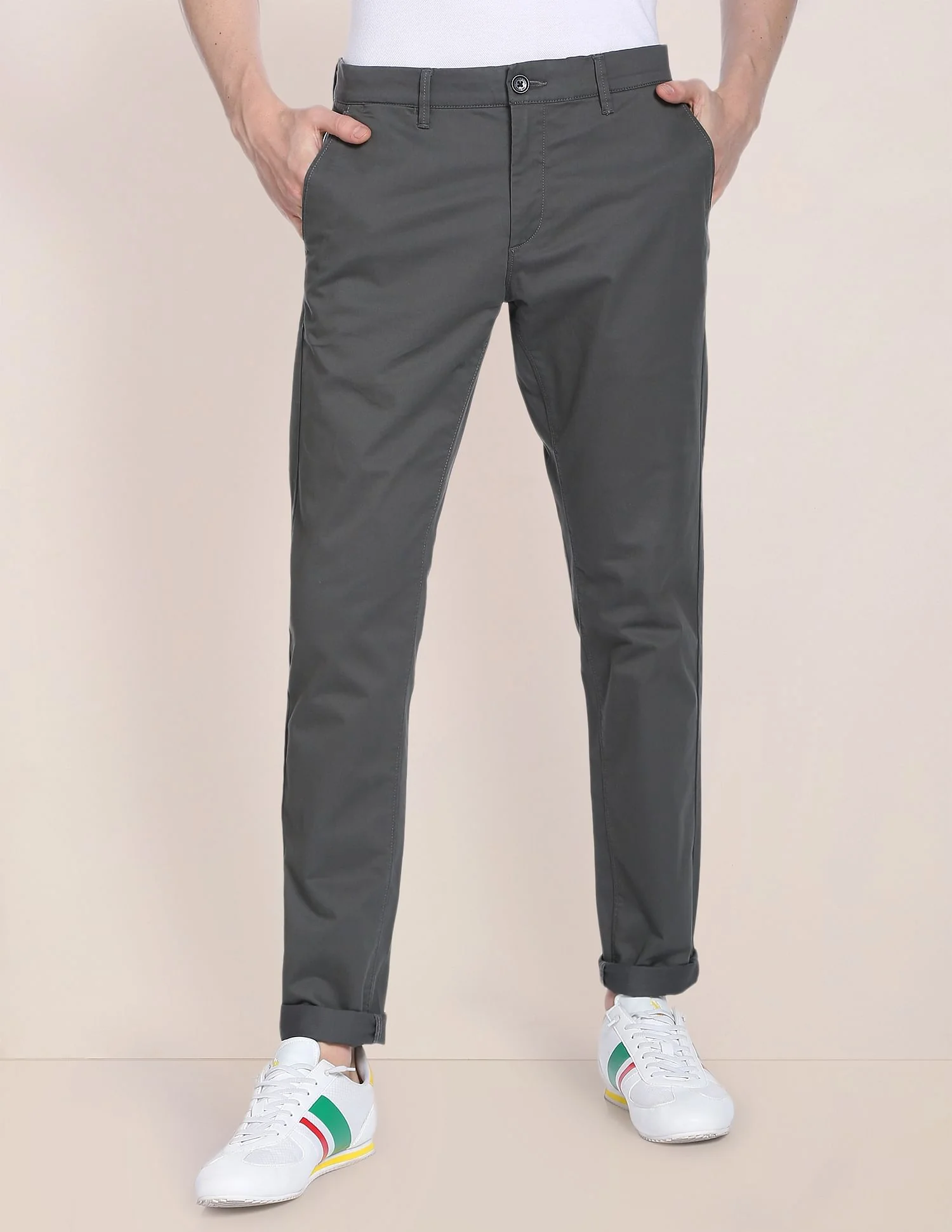 Austin Trim Fit Stretch Chinos - Image 6