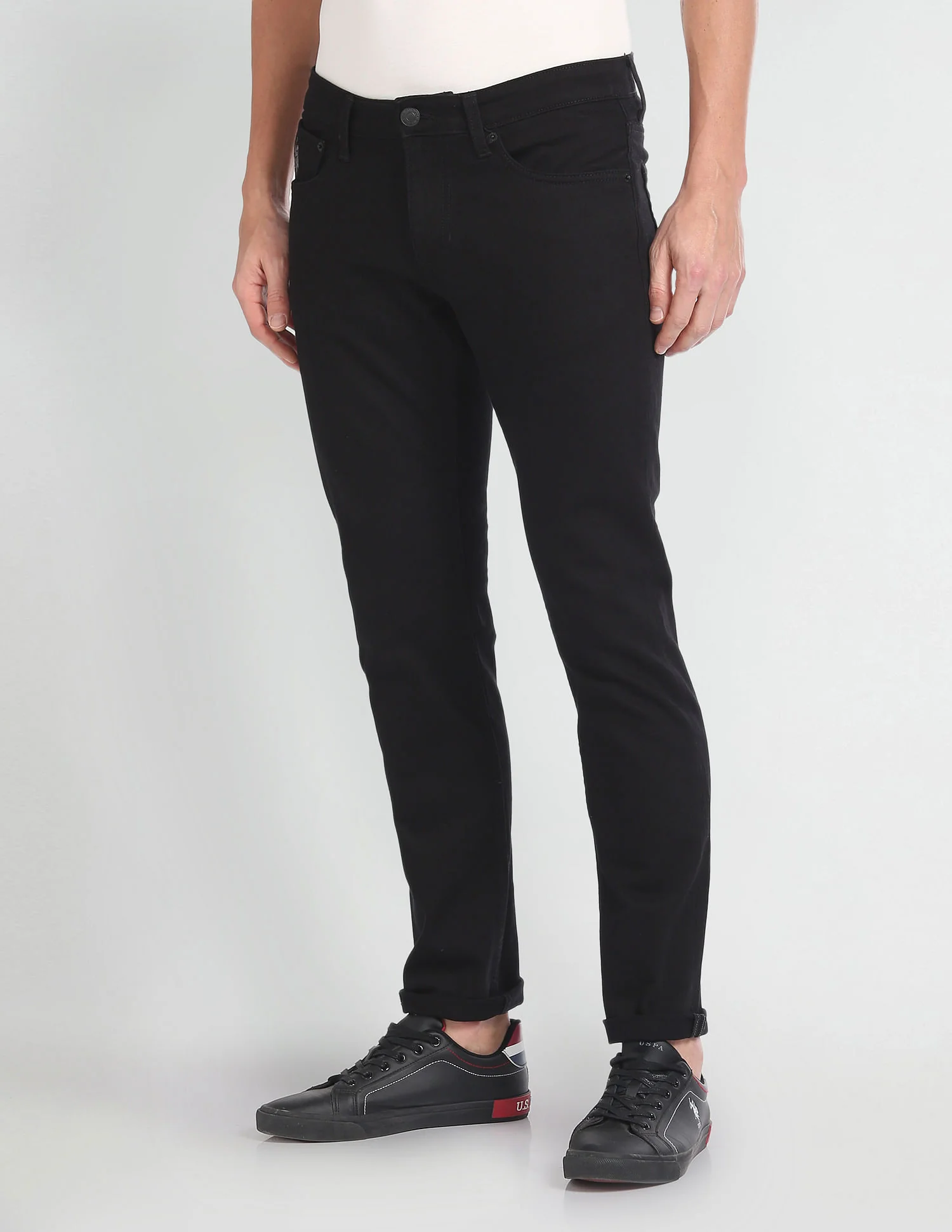 Brandon Slim Tapered Fit Blue Jeans - Image 4