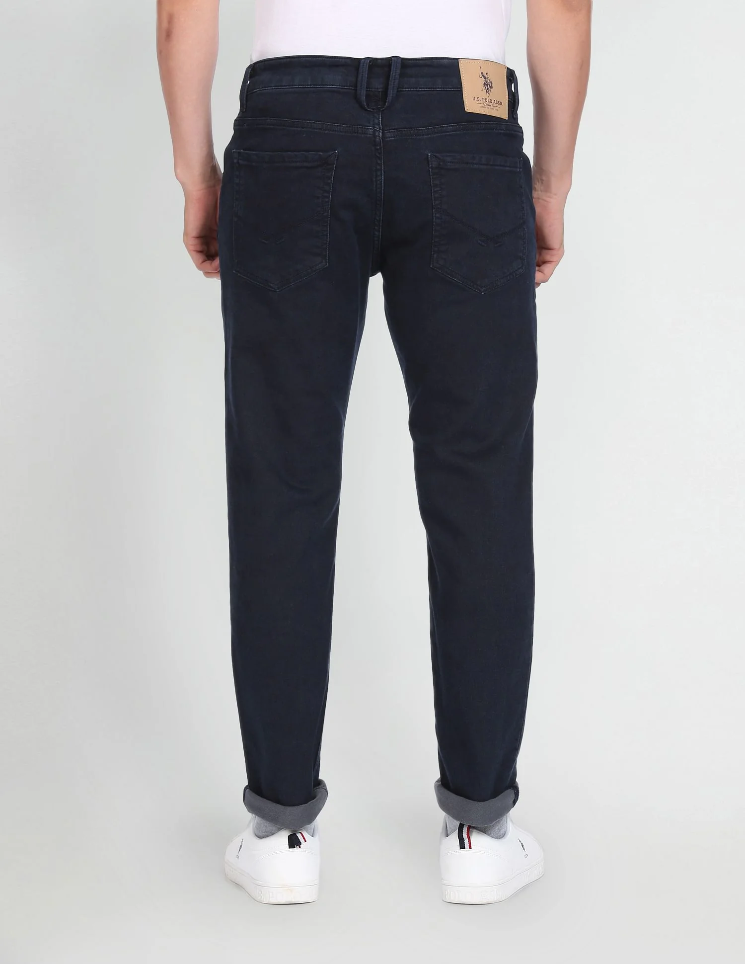 Brandon Slim Tapered Fit Dark Wash Jeans - Image 5