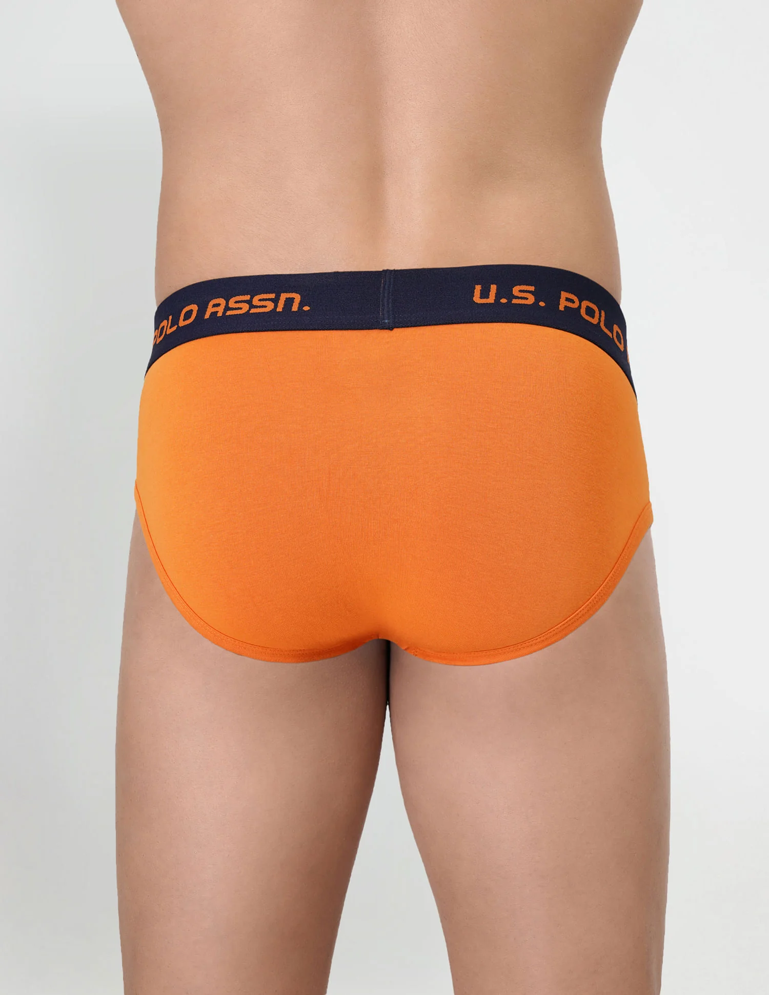 Brushed Elastic Cotton Stretch IYAJ Briefs - Pack Of 2 - Image 3