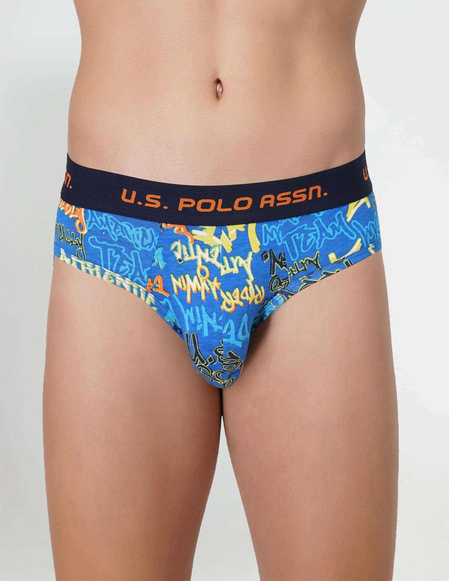 Brushed Elastic Cotton Stretch IYAJ Briefs - Pack Of 2 - Image 5