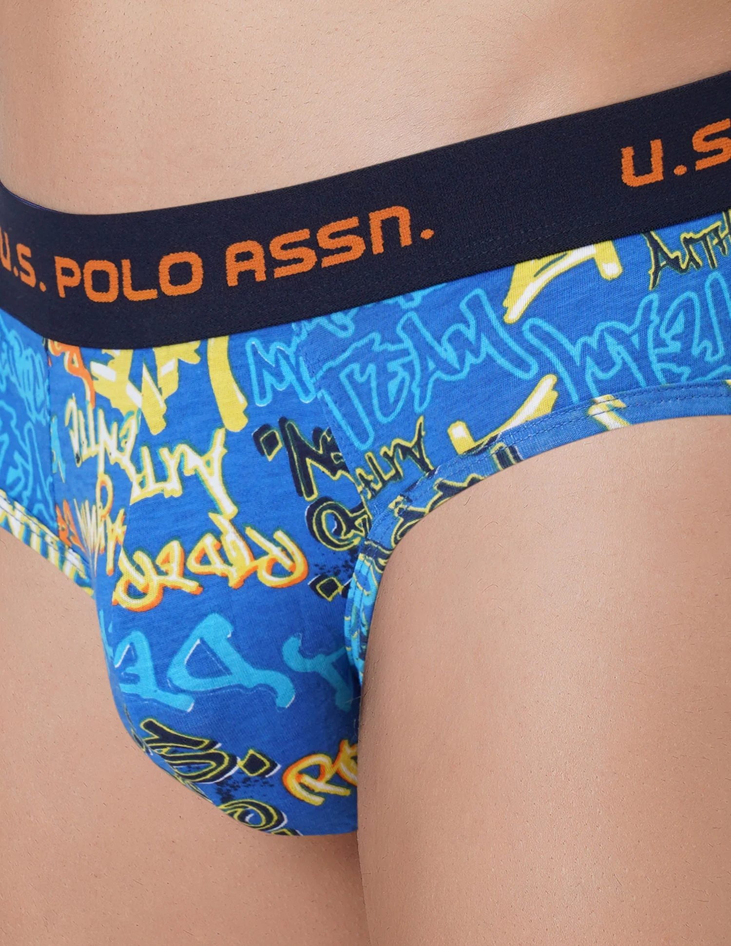 Brushed Elastic Cotton Stretch IYAJ Briefs - Pack Of 2 - Image 8