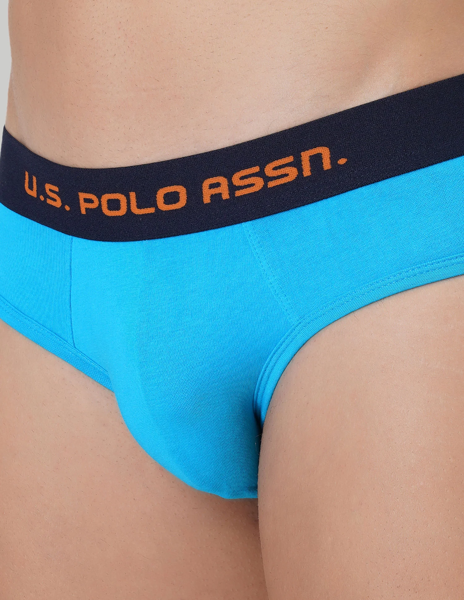 Brushed Elastic Cotton Stretch IYAJ Briefs - Pack Of 2 - Image 8