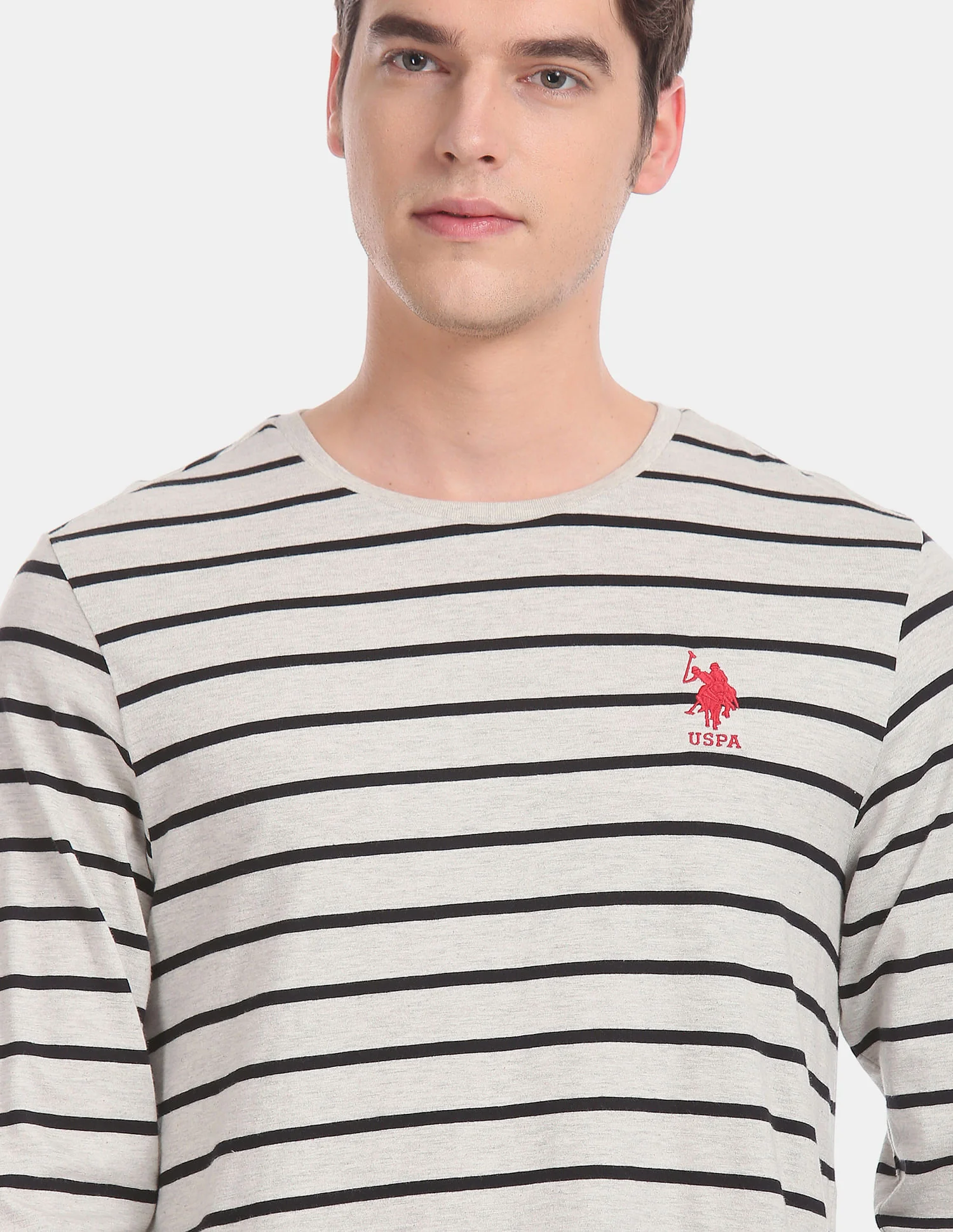 Comfort Fit Stripe Cotton I689 Lounge T-Shirt - Pack Of 1 - Image 4