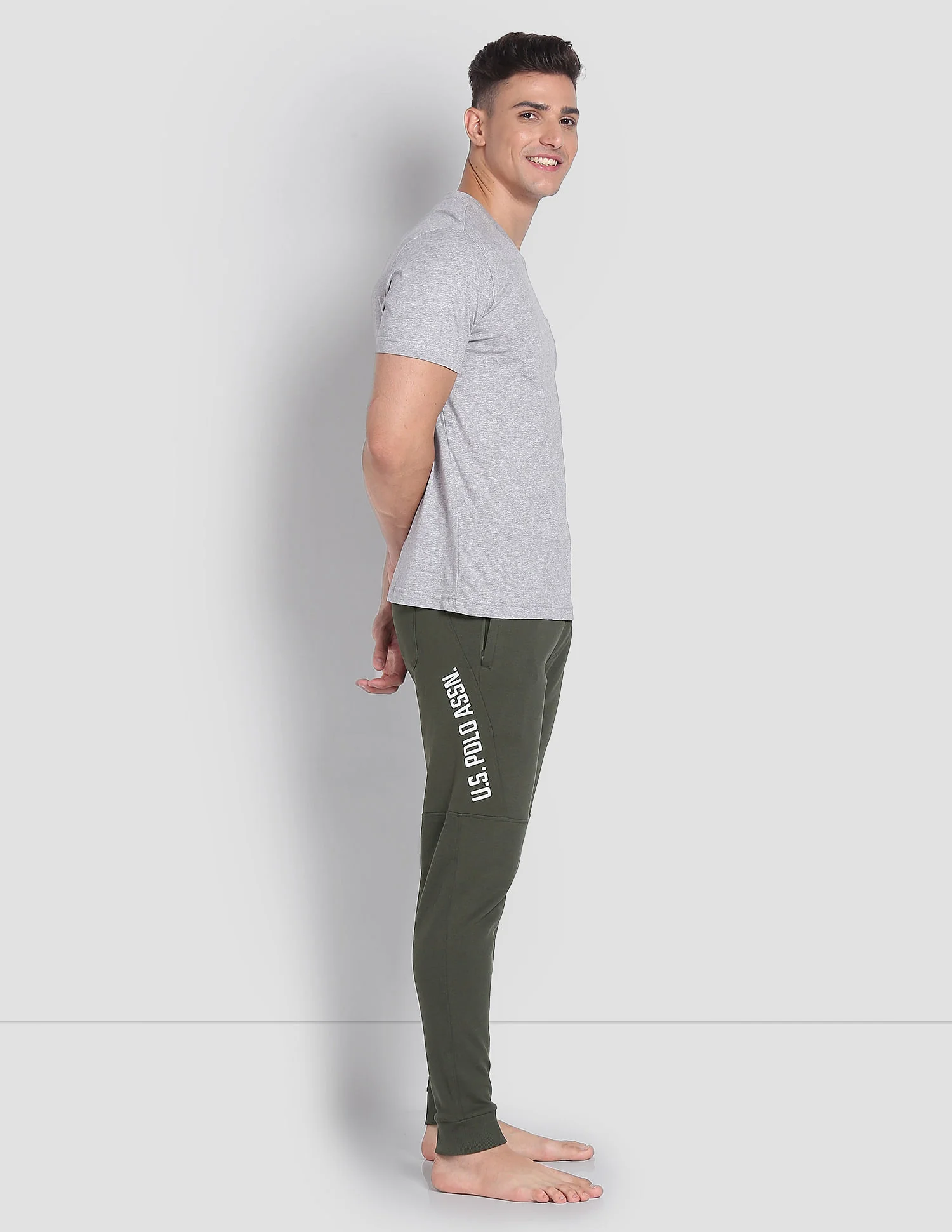Cotton Stretch LJ003 Joggers - Pack Of 1 - Image 3