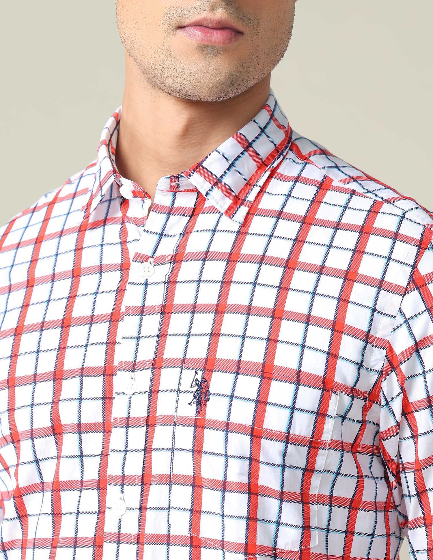 Cotton Tartan Check Casual Shirt - Image 7