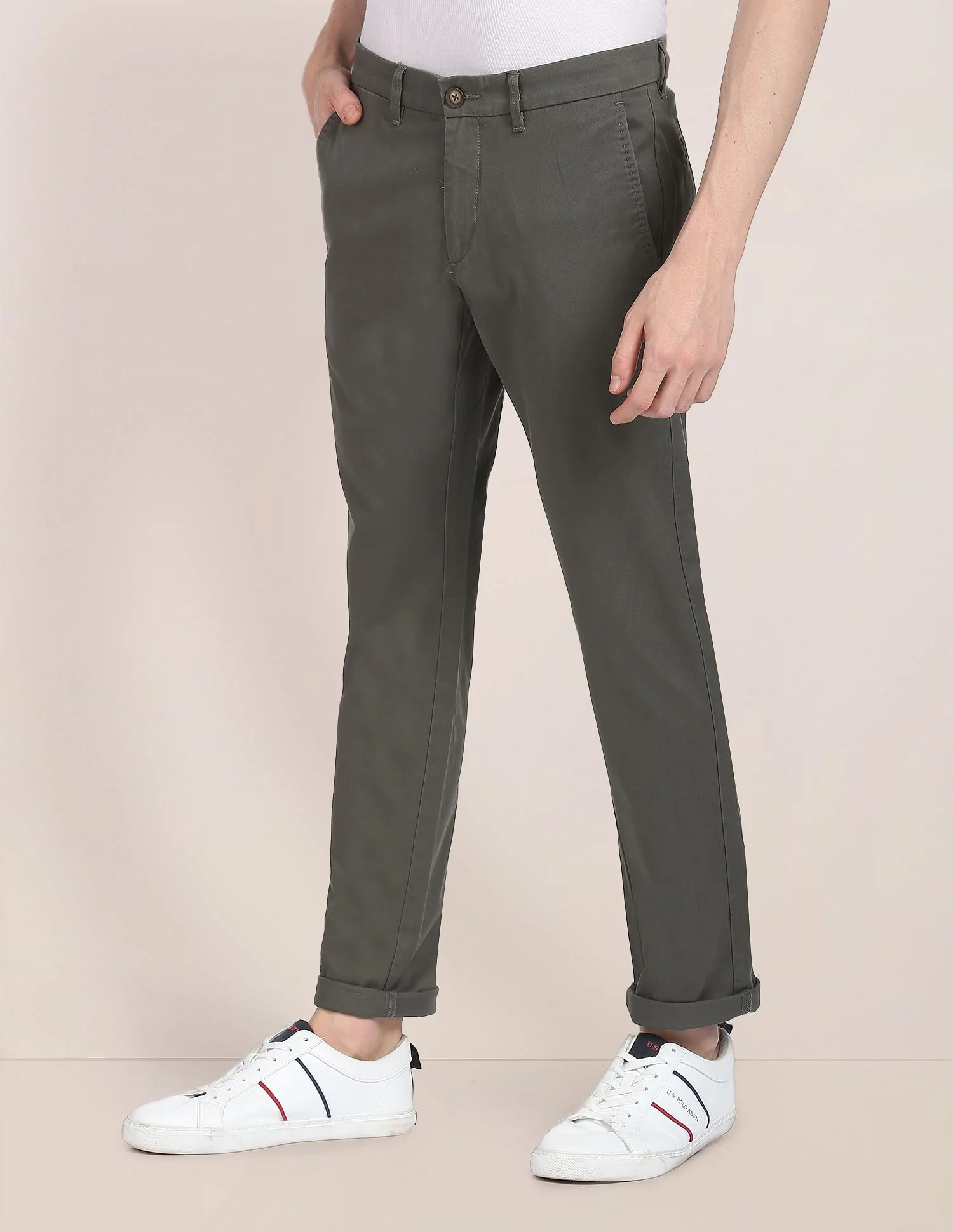 Denver Slim Fit Stretch Chinos - Image 4