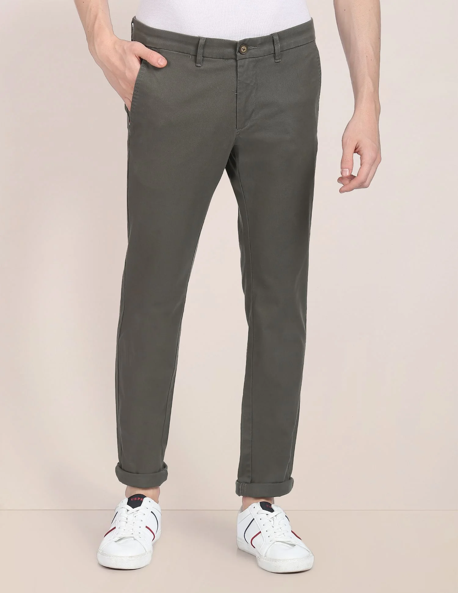 Denver Slim Fit Stretch Chinos - Image 6