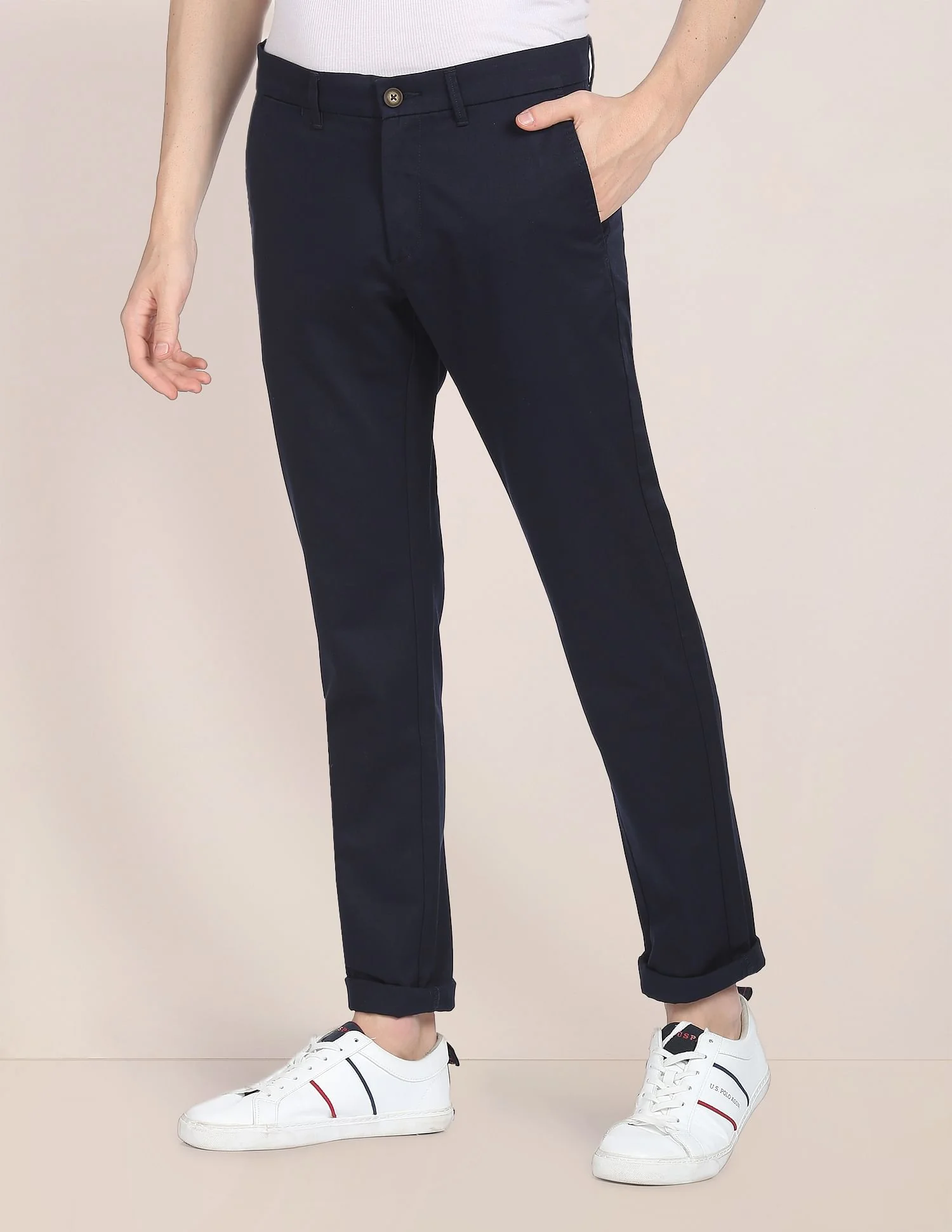 Denver Slim Fit Stretch Chinos - Image 4