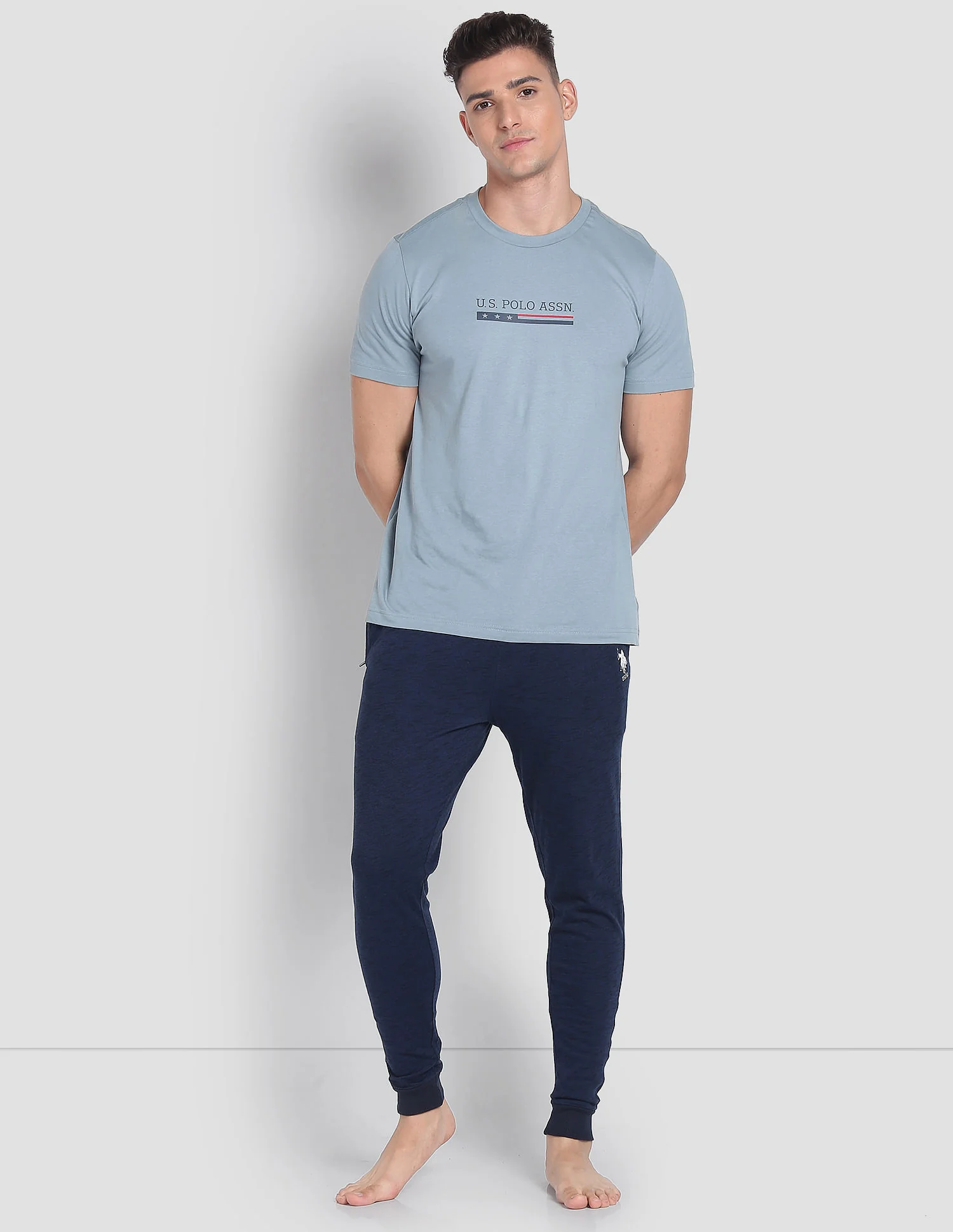 Heathered Drawstring Waist LJ004 Joggers - Pack Of 1 - Image 3