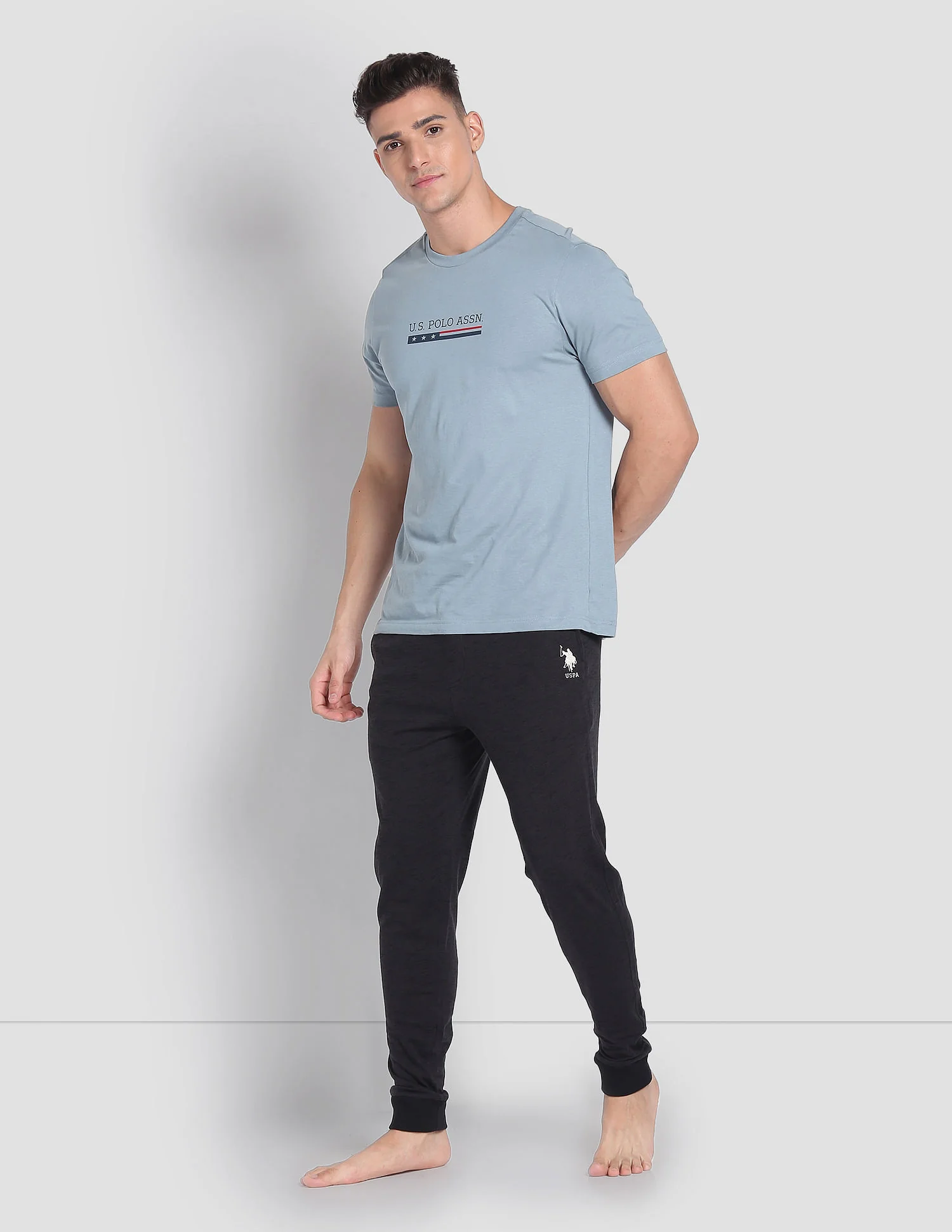 Heathered Drawstring Waist LJ004 Joggers - Pack Of 1 - Image 3