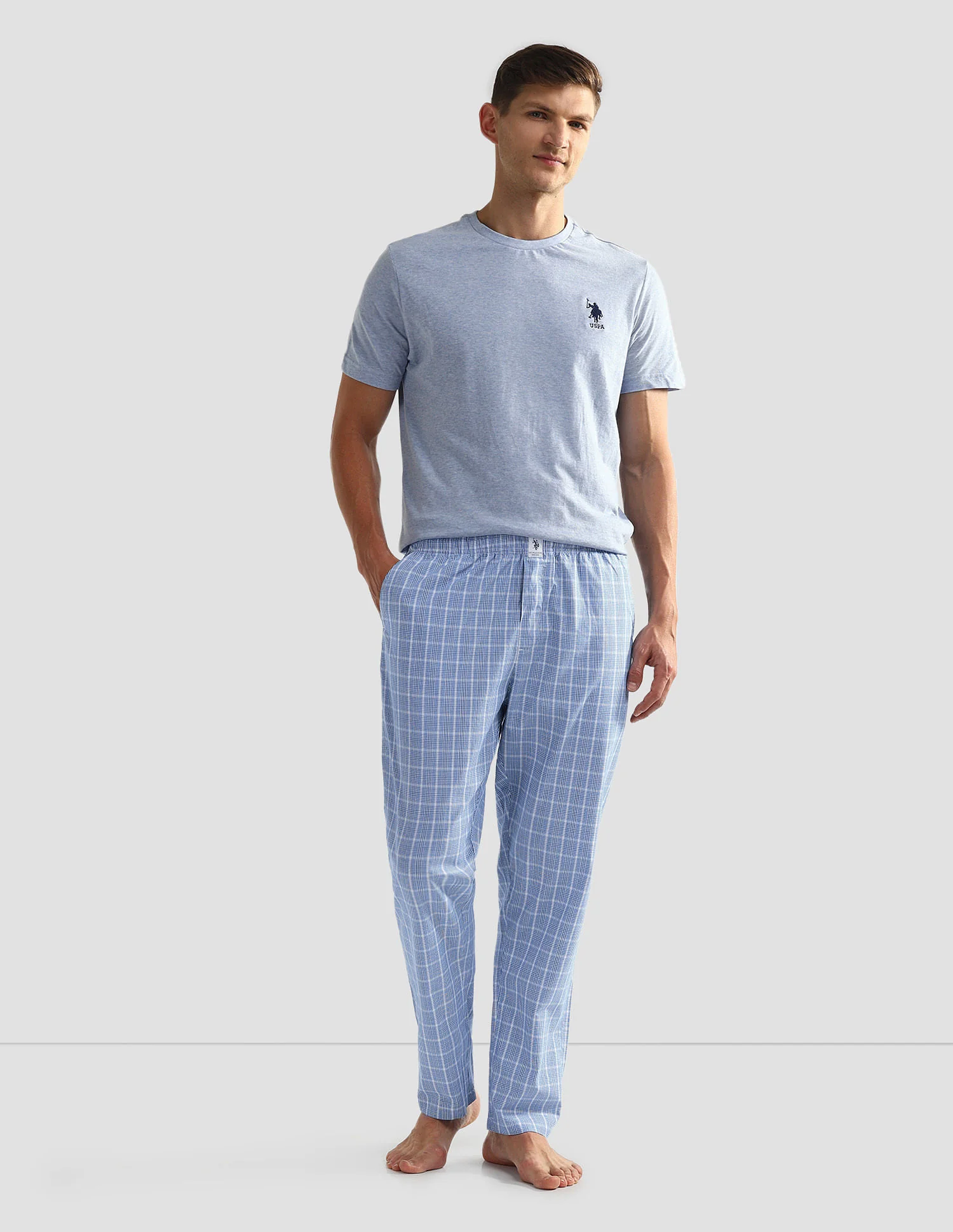 All Over Check OELP5 Lounge Track Pants - Pack Of 1 - Image 3