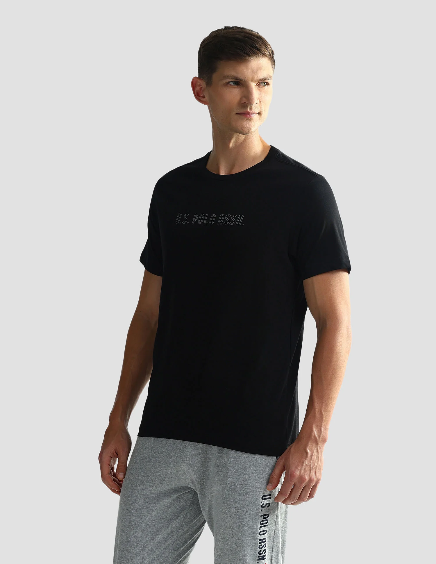 Brand Print Cotton OEE03 Lounge T-Shirt - Pack Of 2 - Image 5