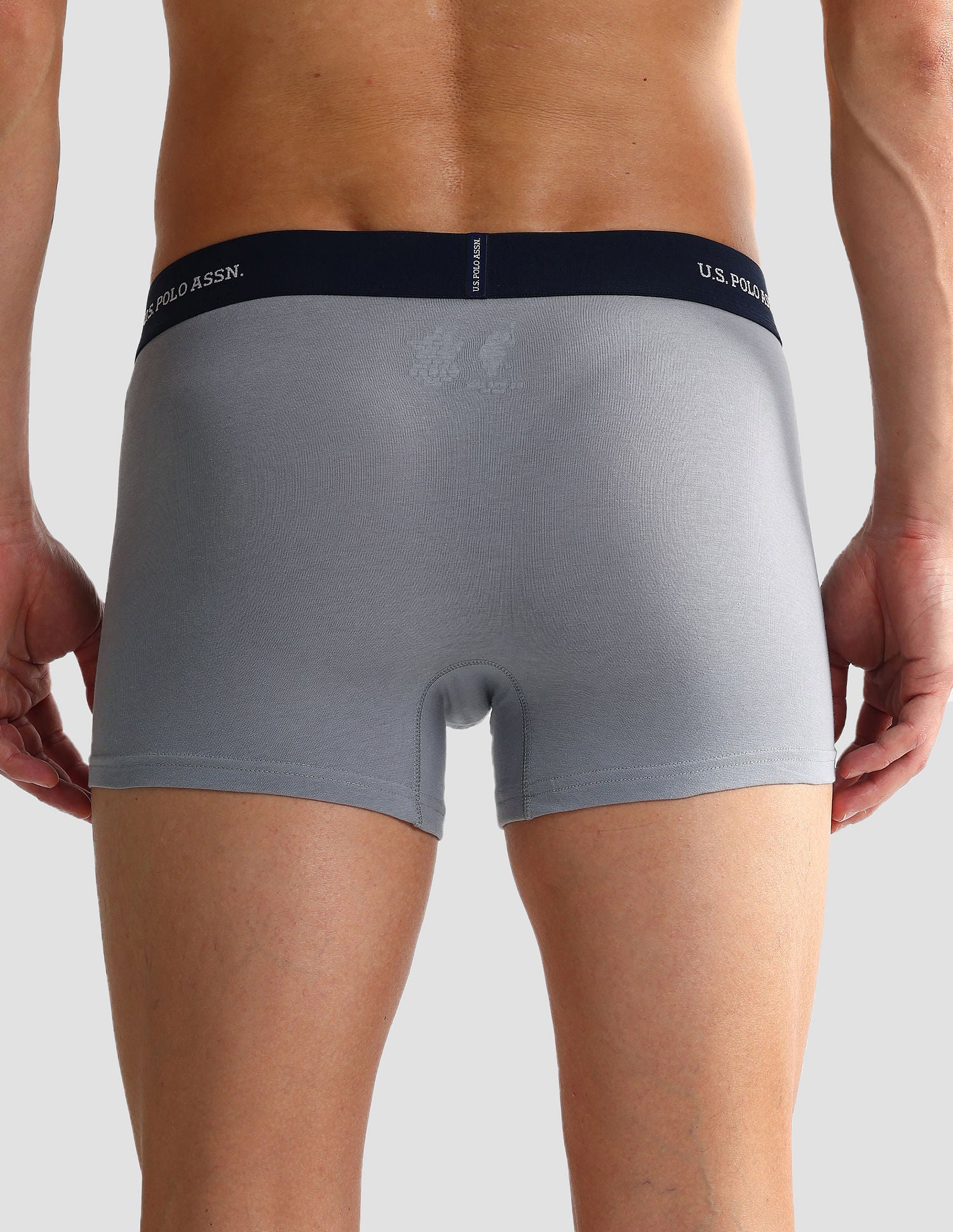 Elastic Waistband Ribbed Solid OET011 Trunks - Pack Of 2 - Image 6