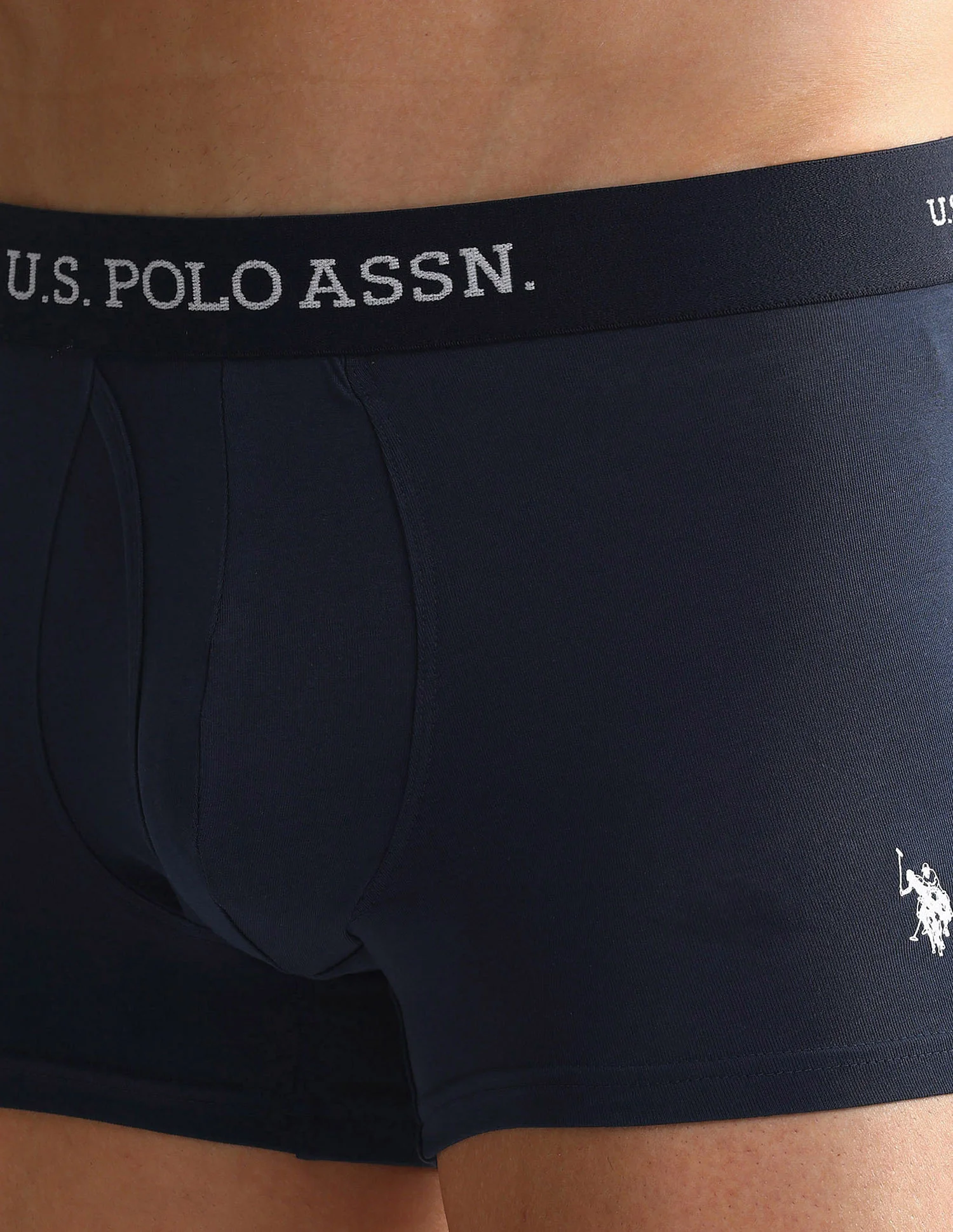 Elastic Waistband Ribbed Solid OET011 Trunks - Pack Of 2 - Image 8