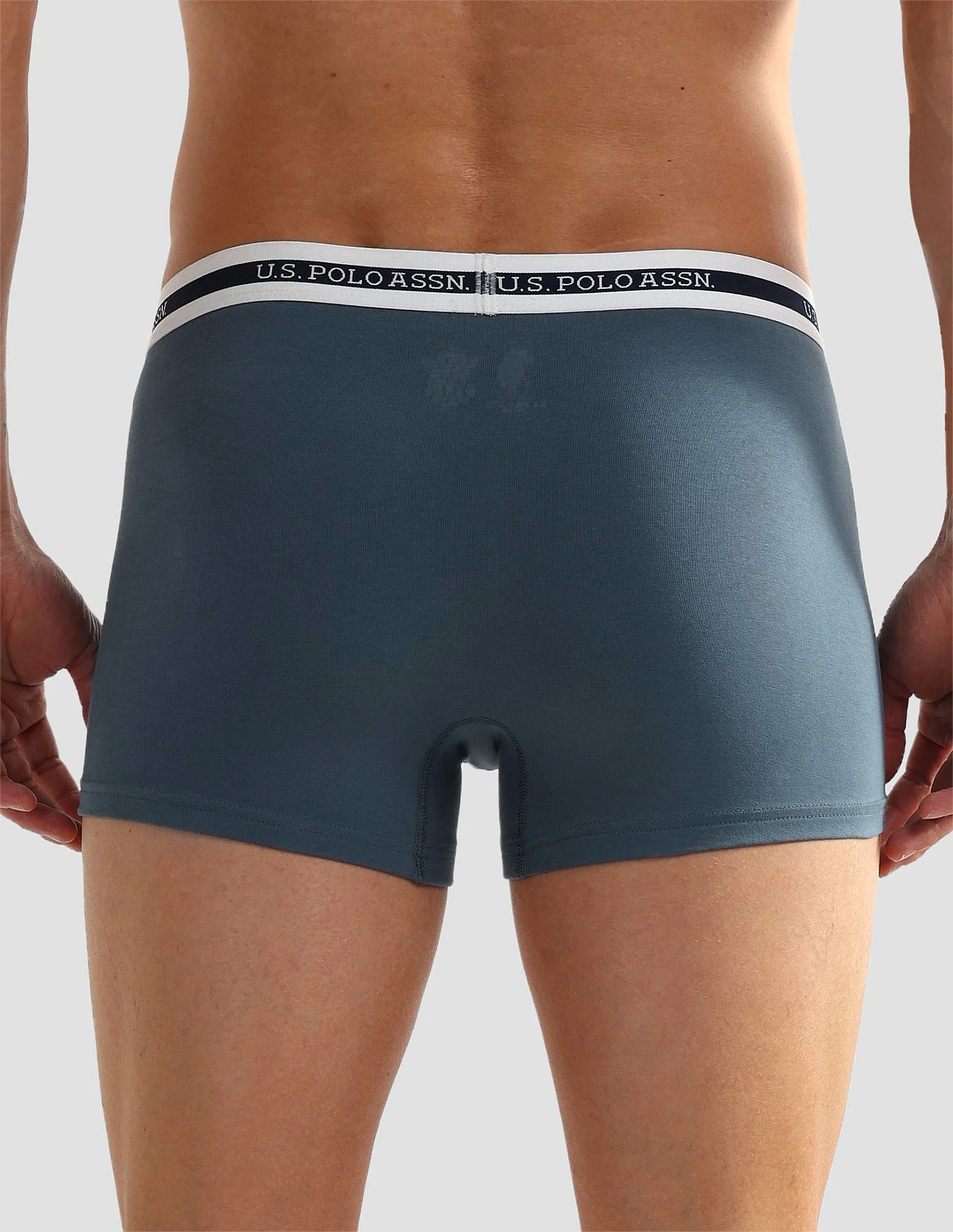 Elastic Waistband Ribbed Solid OET09 Trunks - Pack Of 2 - Image 6