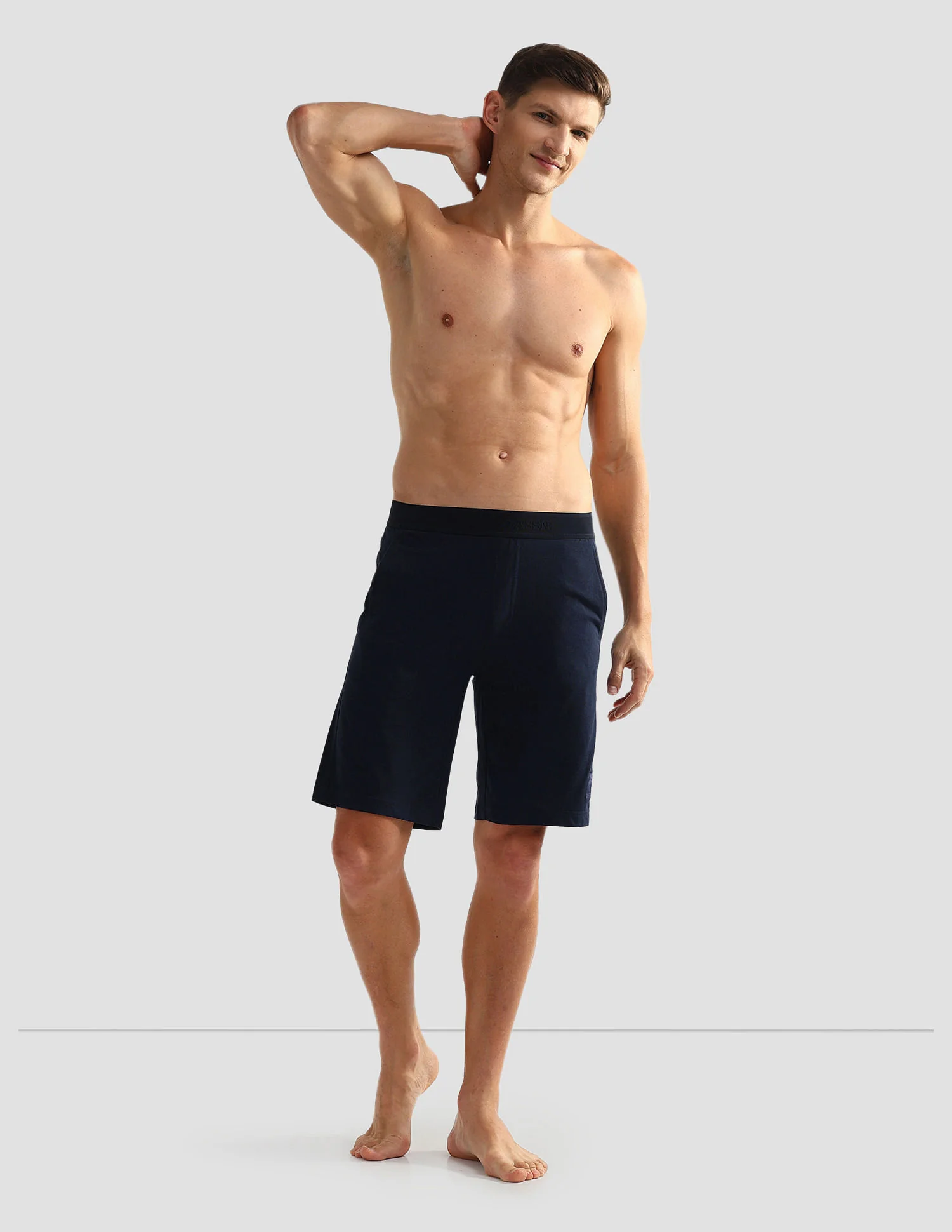 Mid Rise Solid LS001 Shorts - Pack Of 1 - Image 3