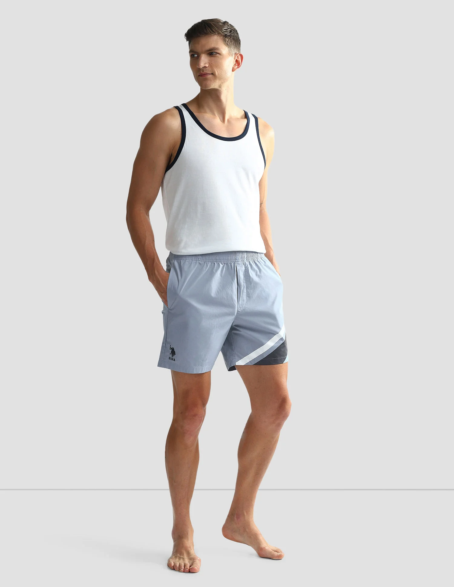 Mid Rise Solid OEX06 Shorts - Pack Of 1 - Image 3