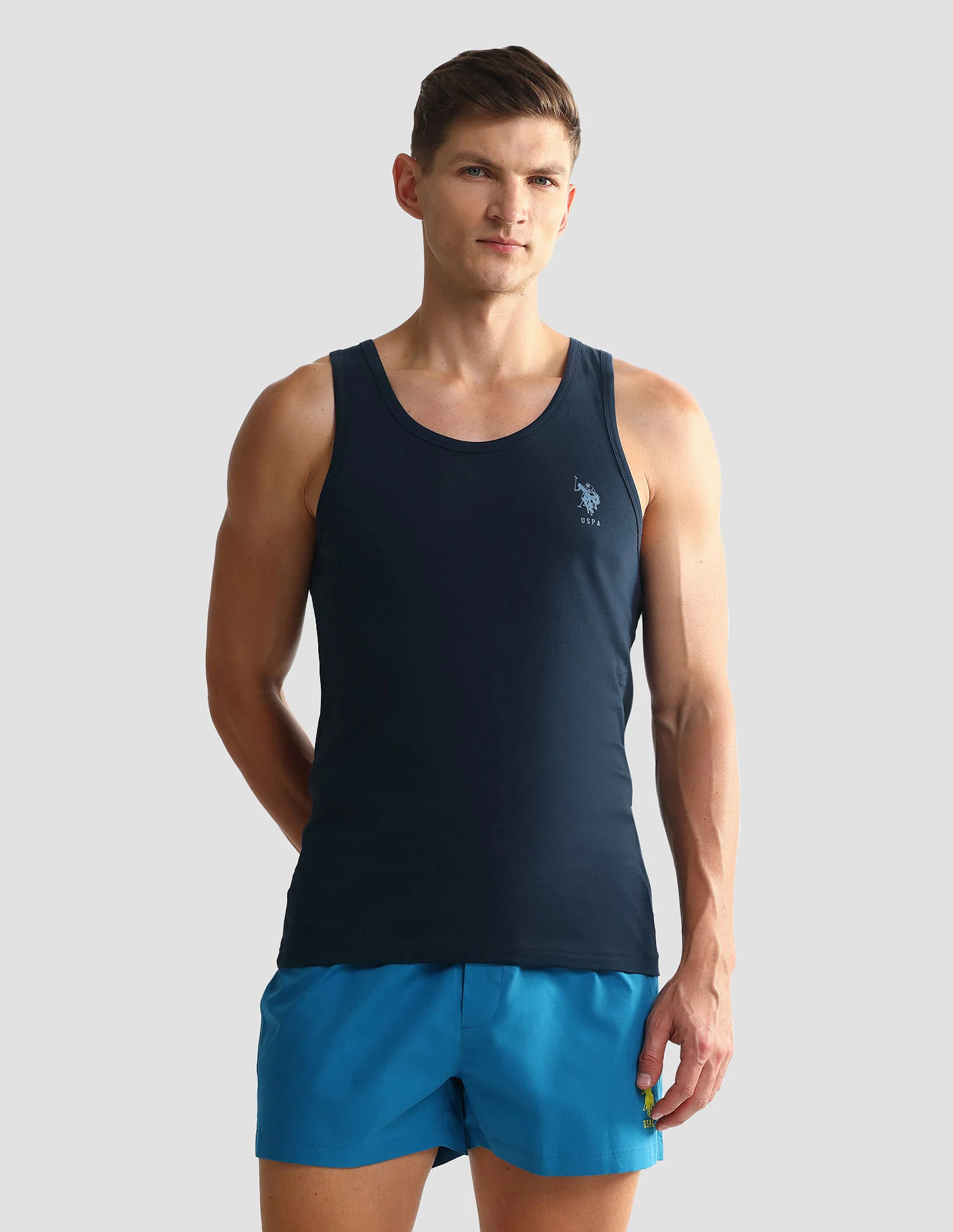 Solid Cotton OEV05 Vest - Pack Of 2 - Image 6