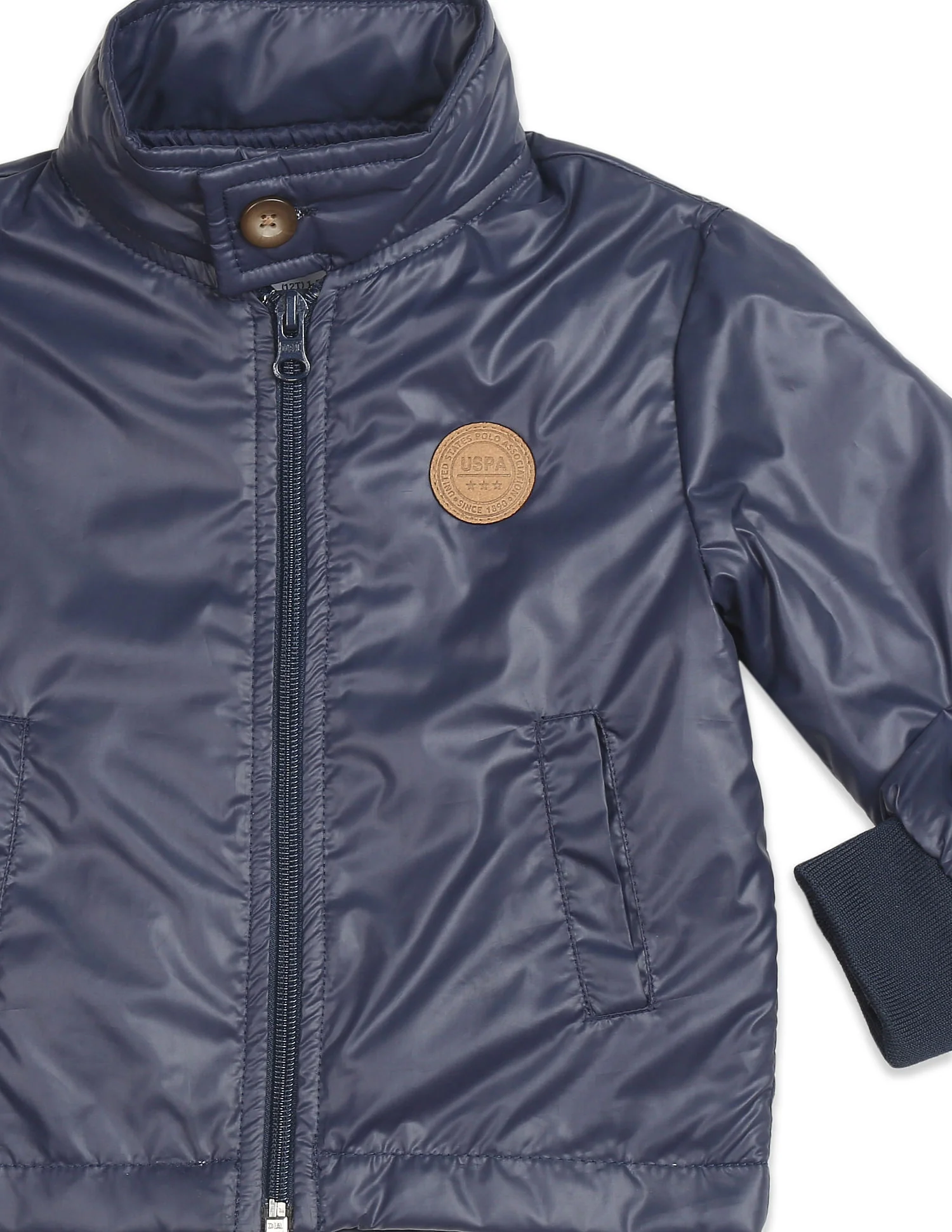 Long Sleeve High Neck Casual Jacket - Image 4