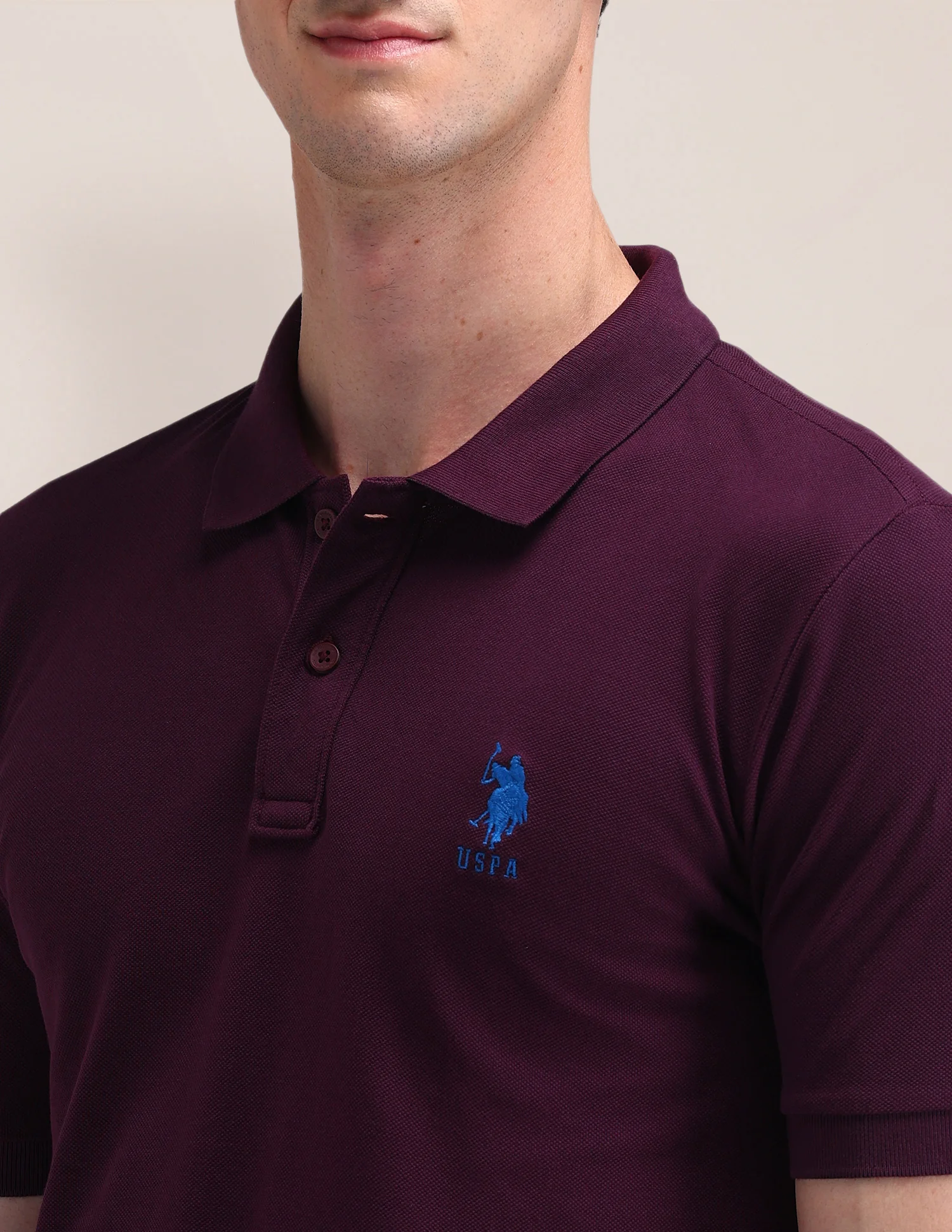 Solid Slim Fit Polo Shirt - Image 7