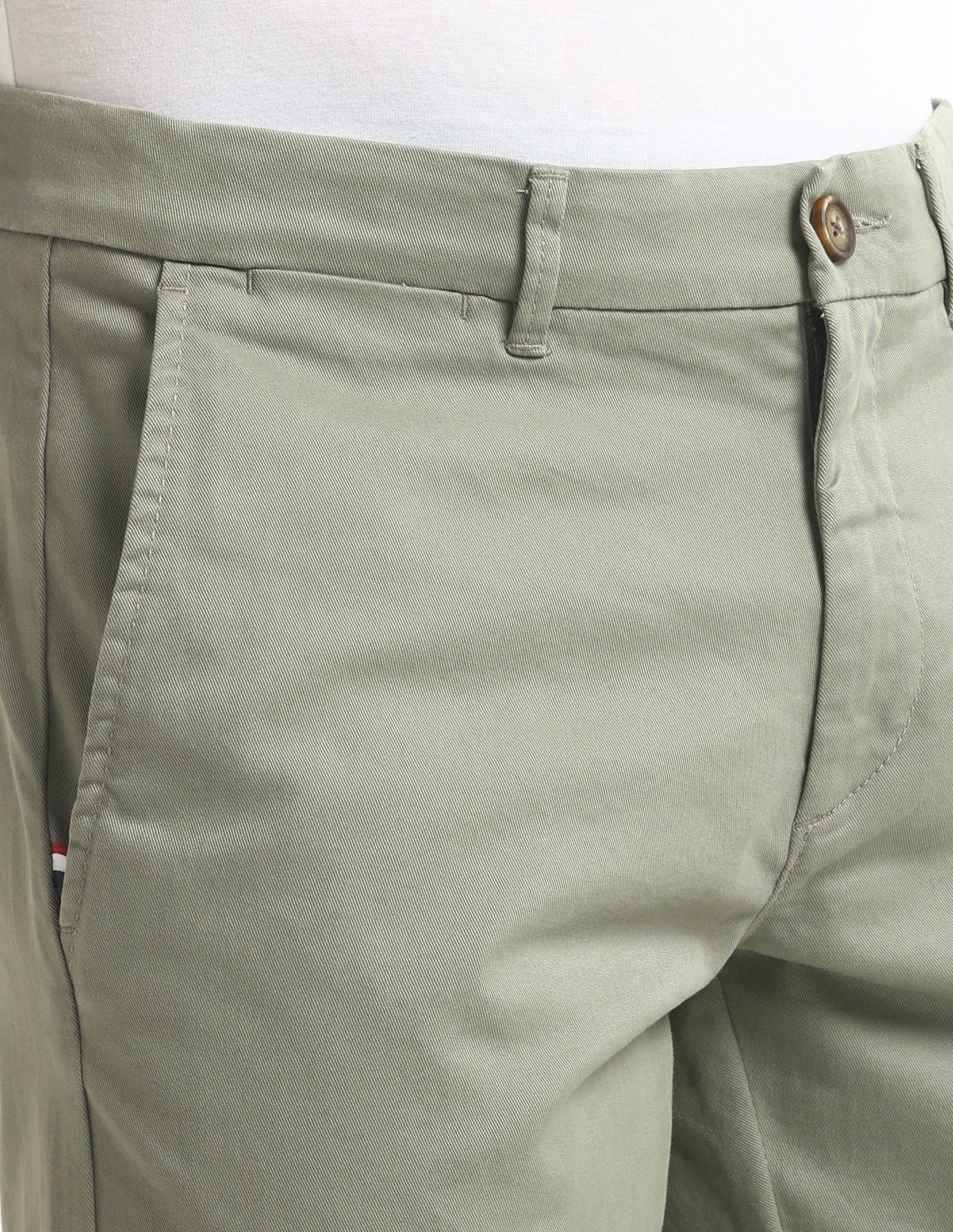 Denver Slim Fit Twill Trousers - Image 7
