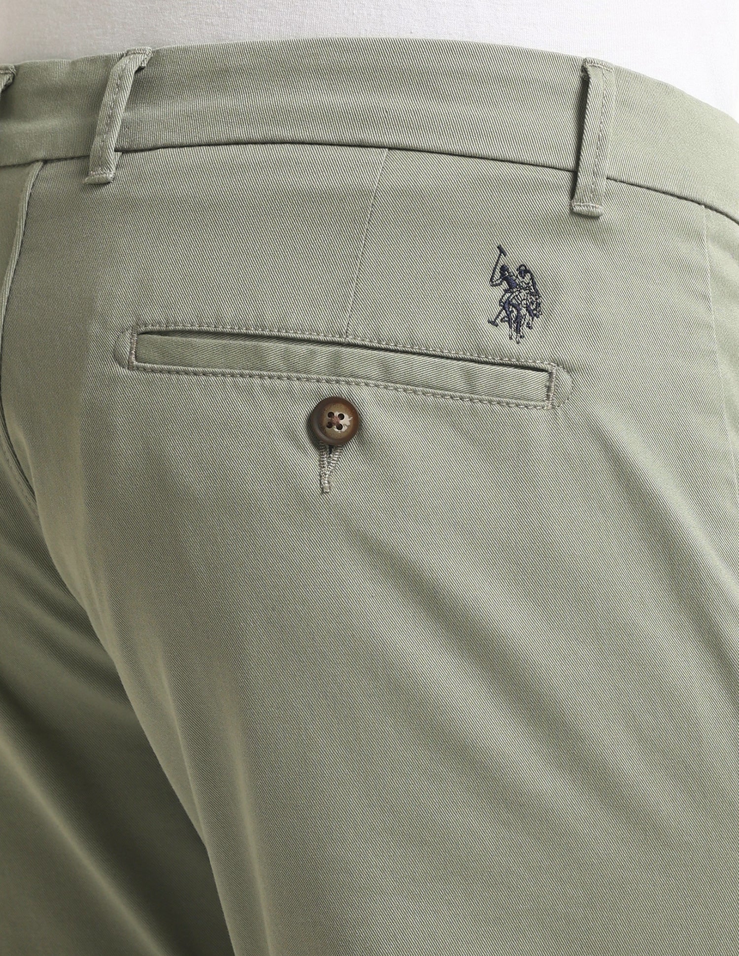 Denver Slim Fit Twill Trousers - Image 8