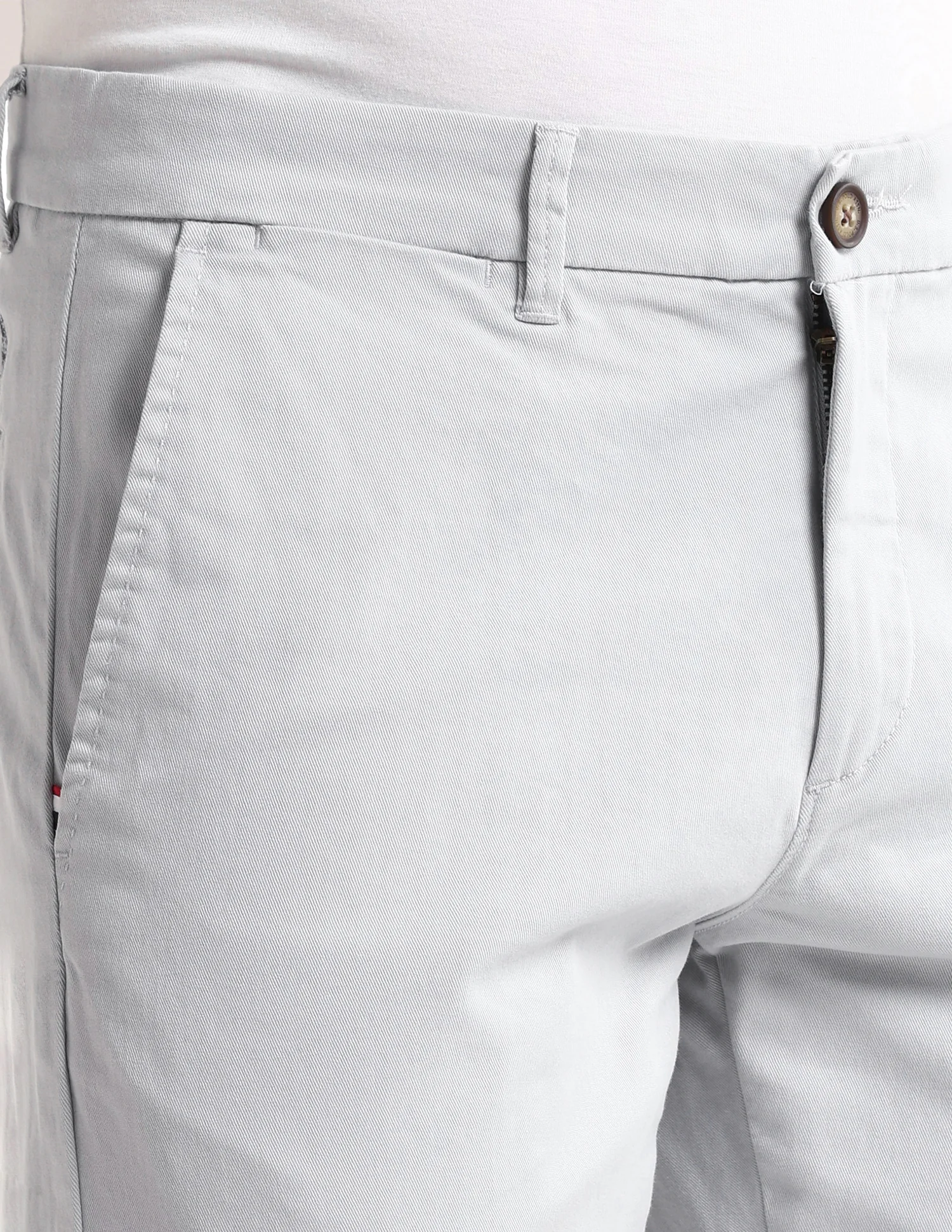 Denver Slim Fit Twill Trousers - Image 7