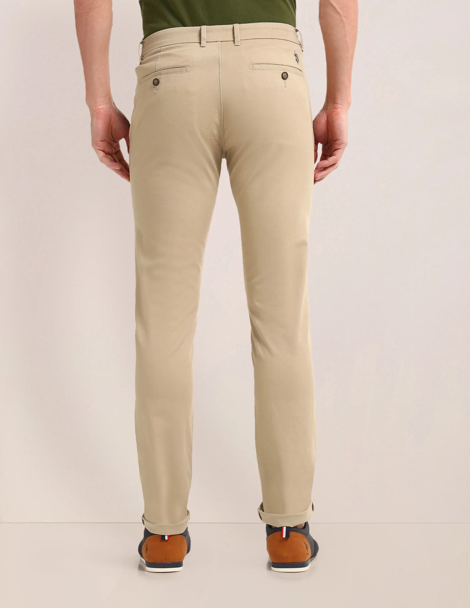 Denver Slim Fit Twill Trousers - Image 5