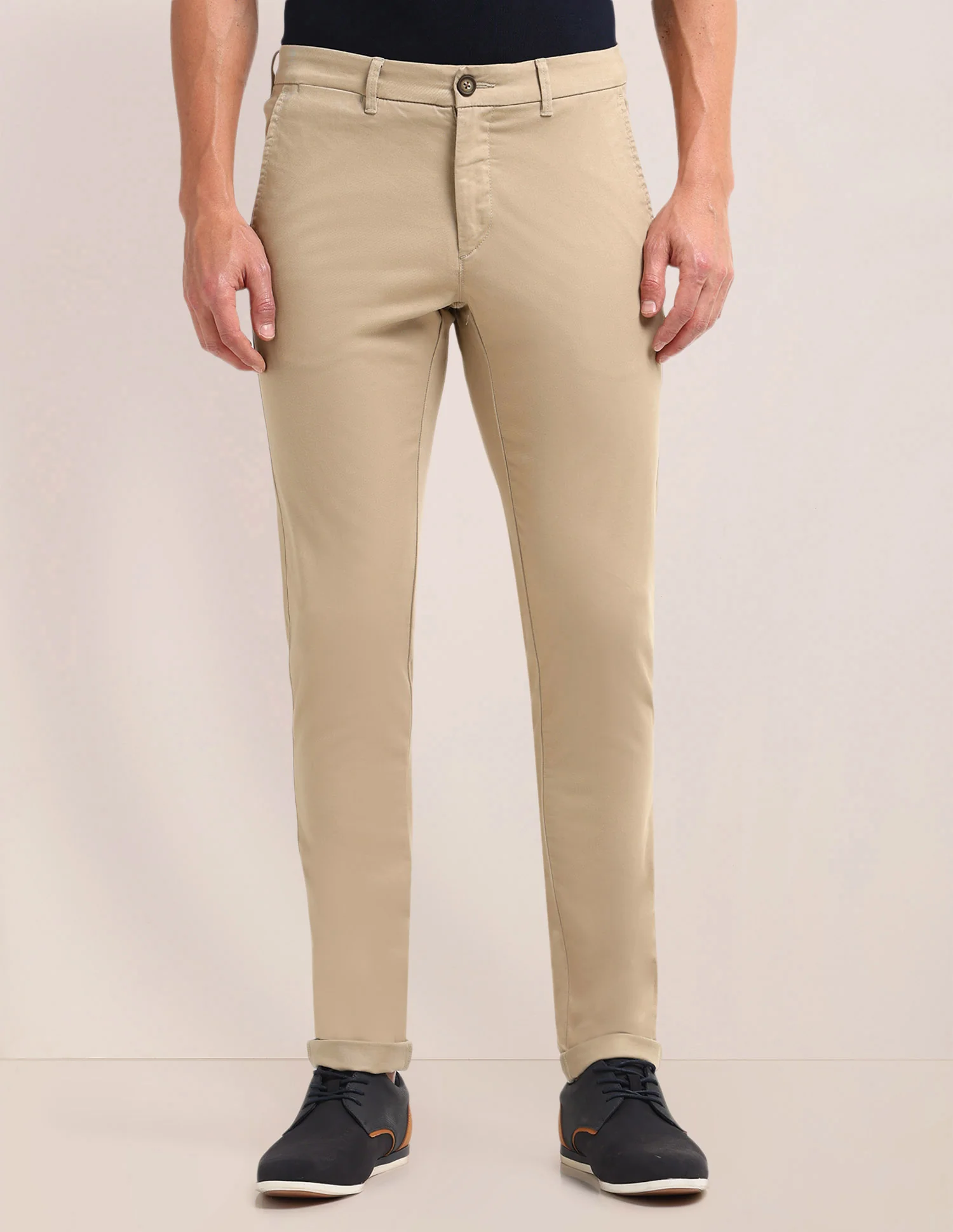 Denver Slim Fit Twill Trousers - Image 6