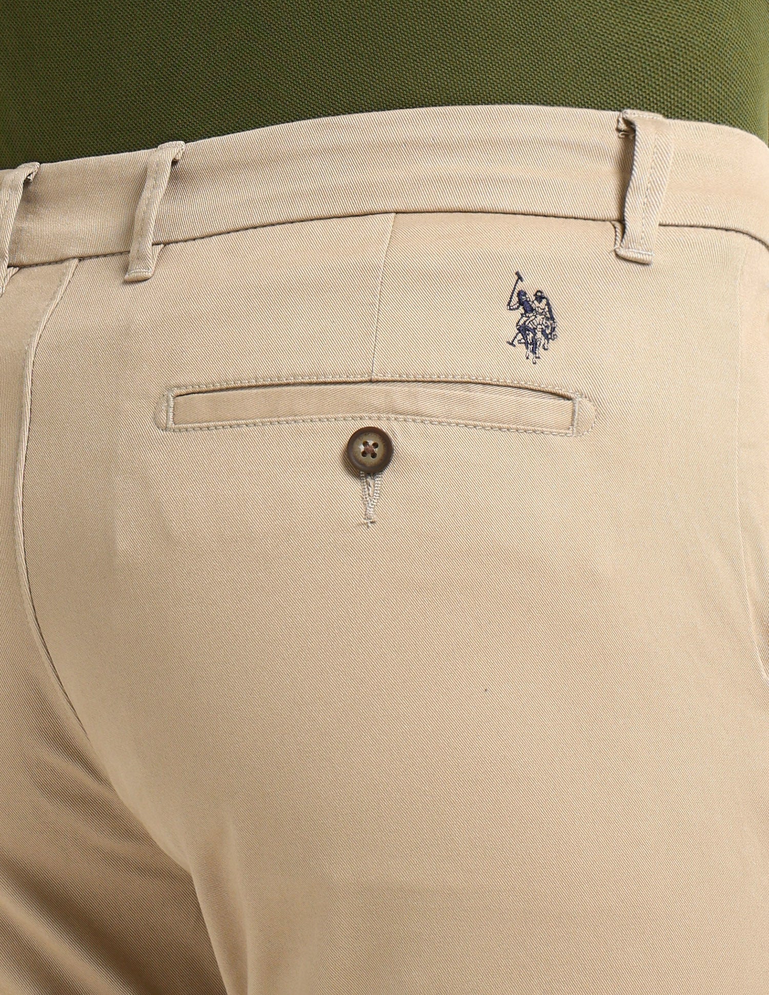 Denver Slim Fit Twill Trousers - Image 8