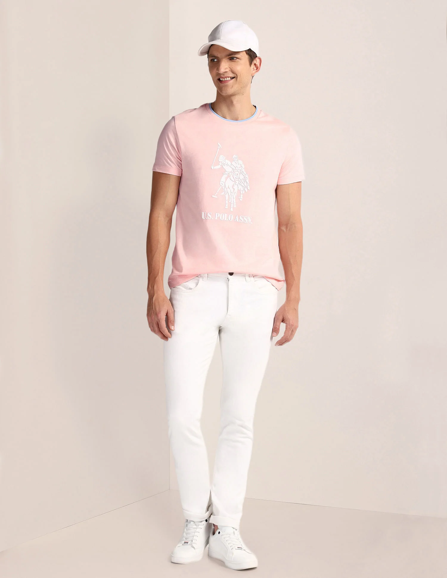 Brand Print Slim T-Shirt - Image 3