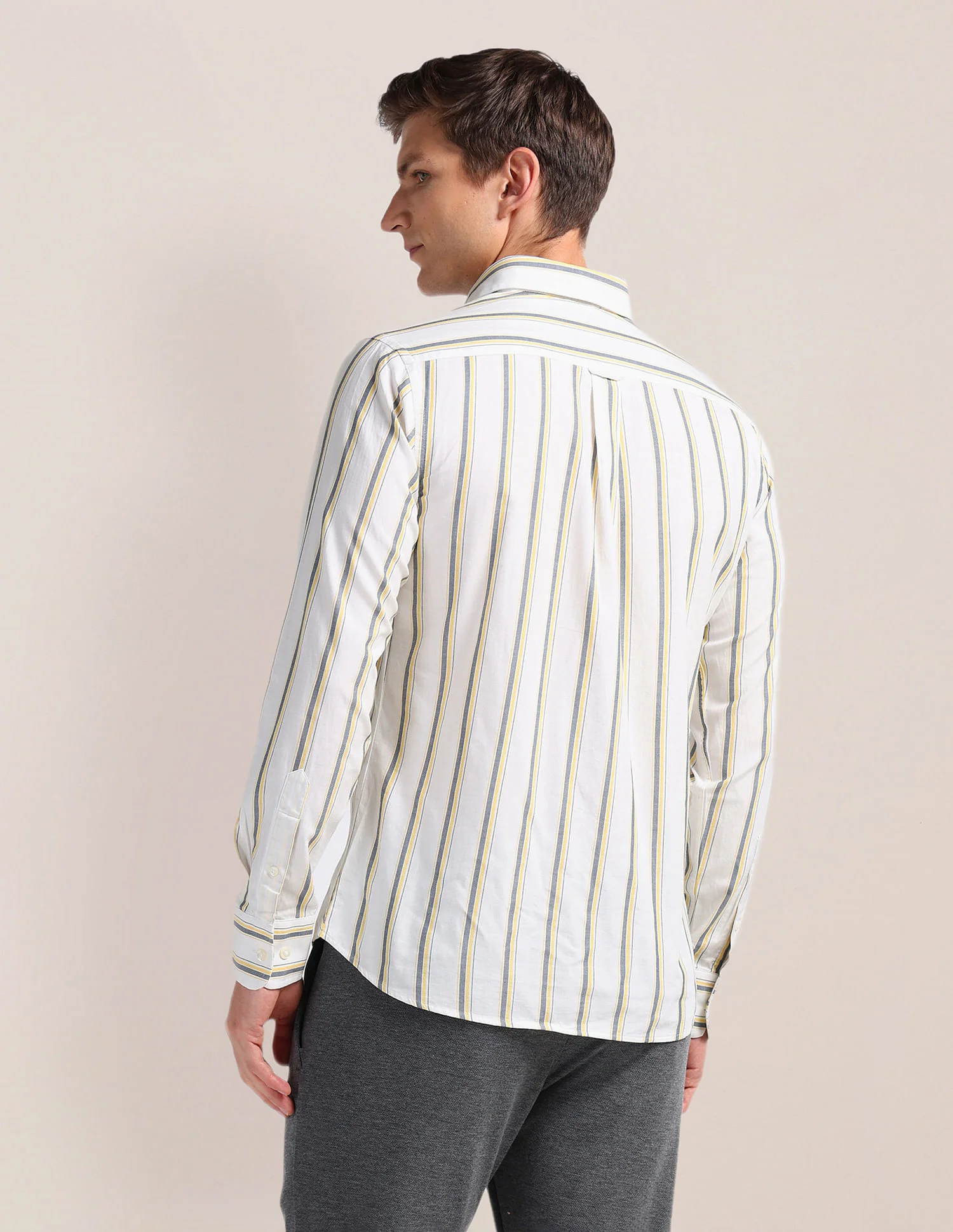 Pure Cotton Stripes Shirt - Image 5