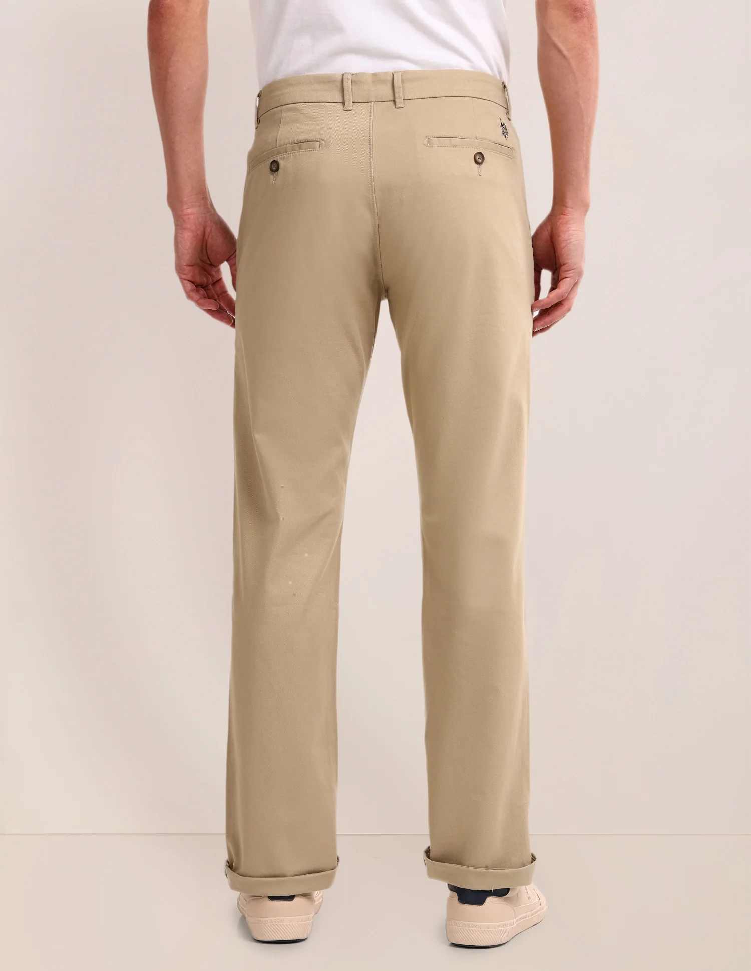 Riley Straight Fit Twill Trousers - Image 5