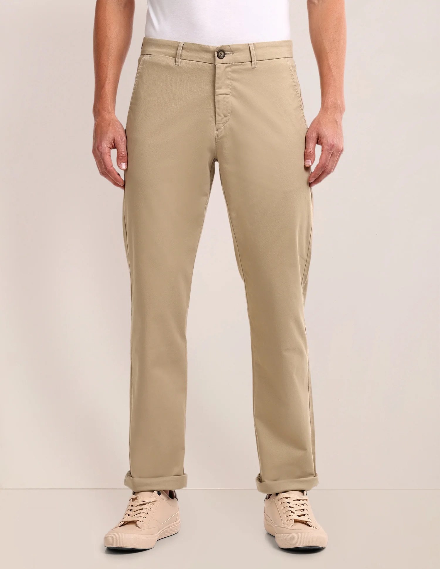 Riley Straight Fit Twill Trousers - Image 6