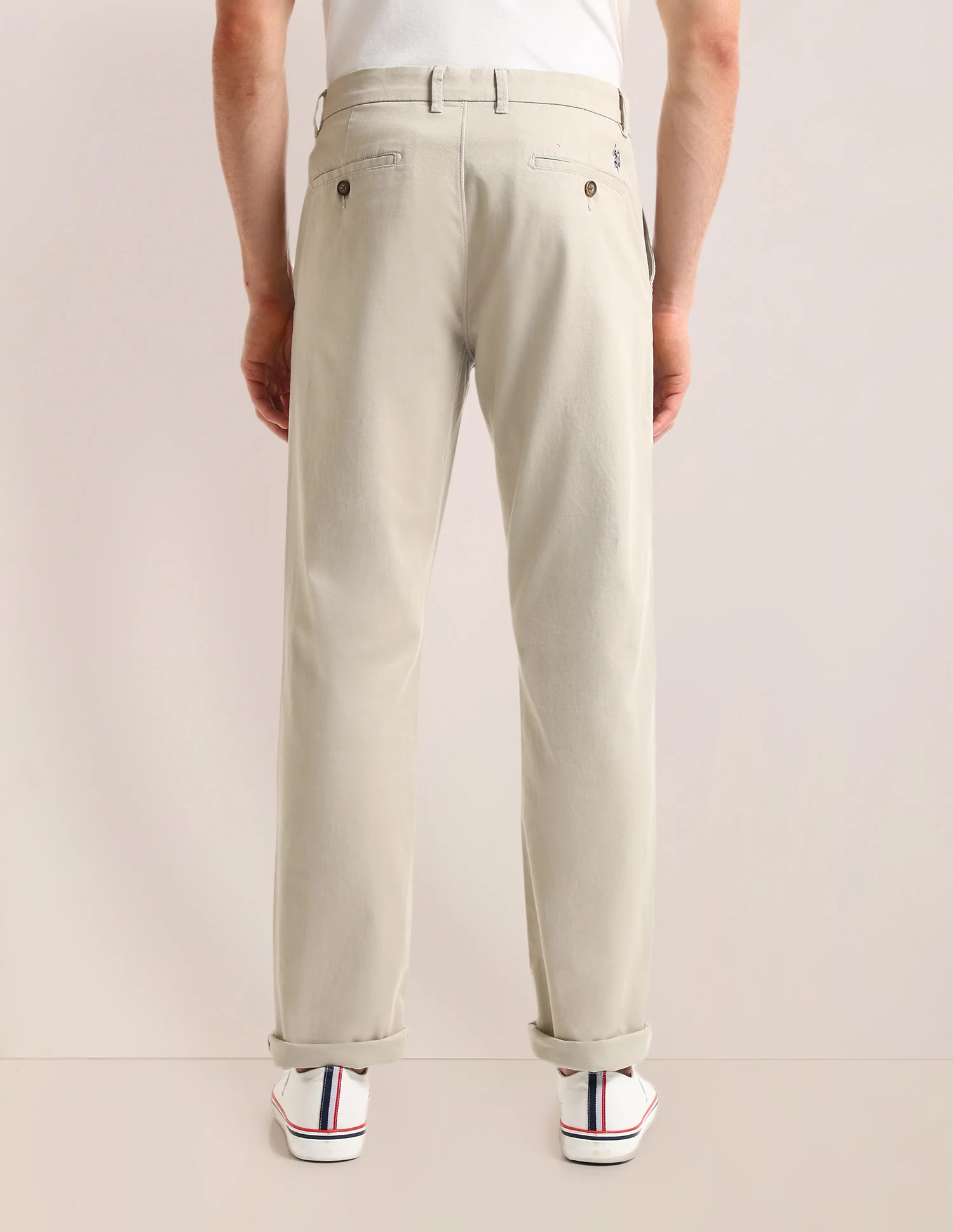 Riley Straight Fit Twill Trousers - Image 5