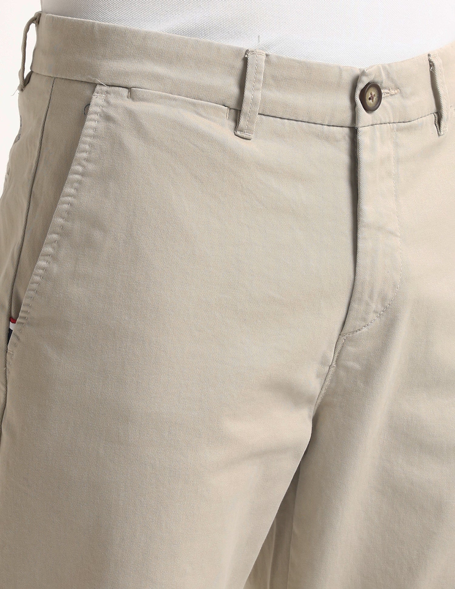 Riley Straight Fit Twill Trousers - Image 8
