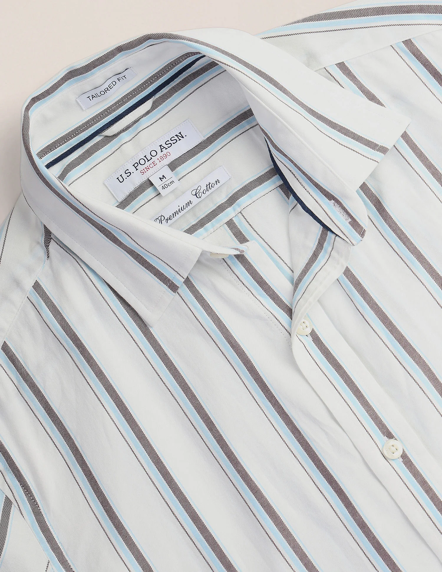 Tailored Vertical Stripes Shirt - Image 8