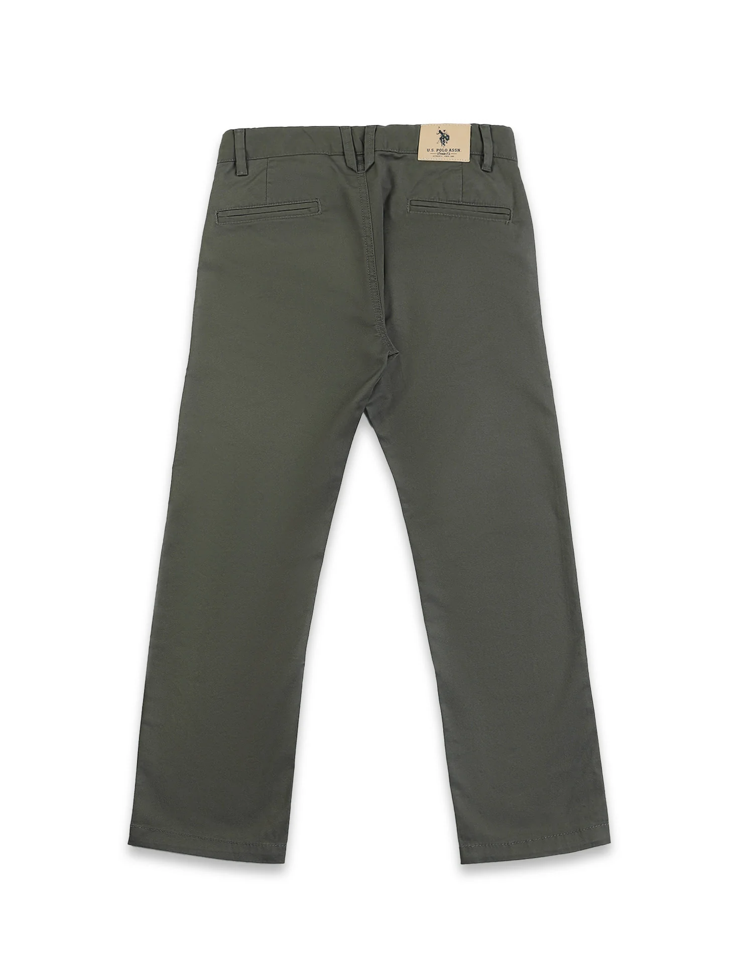 Mid Rise Twill Solid Trousers - Image 7
