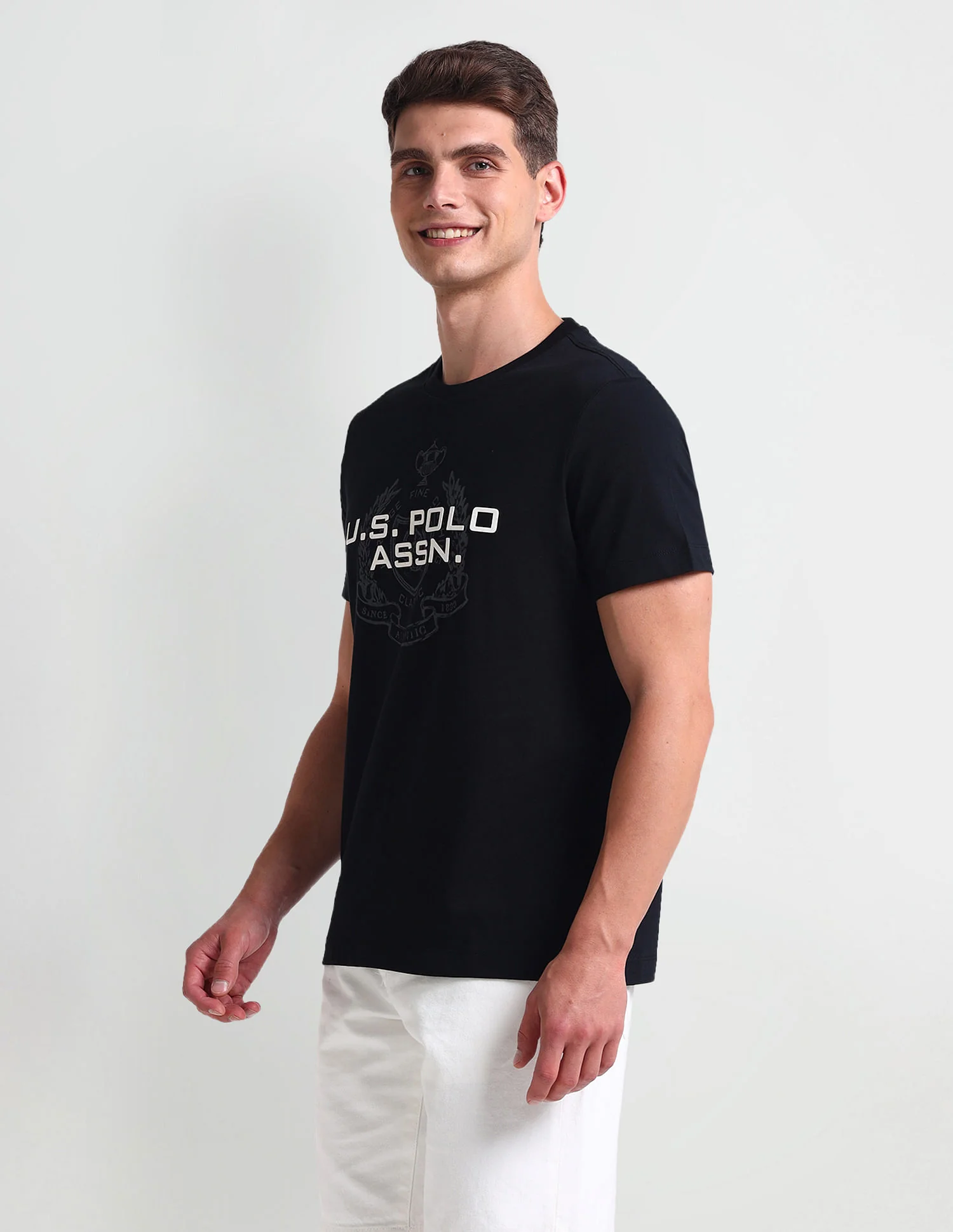 Muscle Fit Brand Print T-Shirt - Image 4