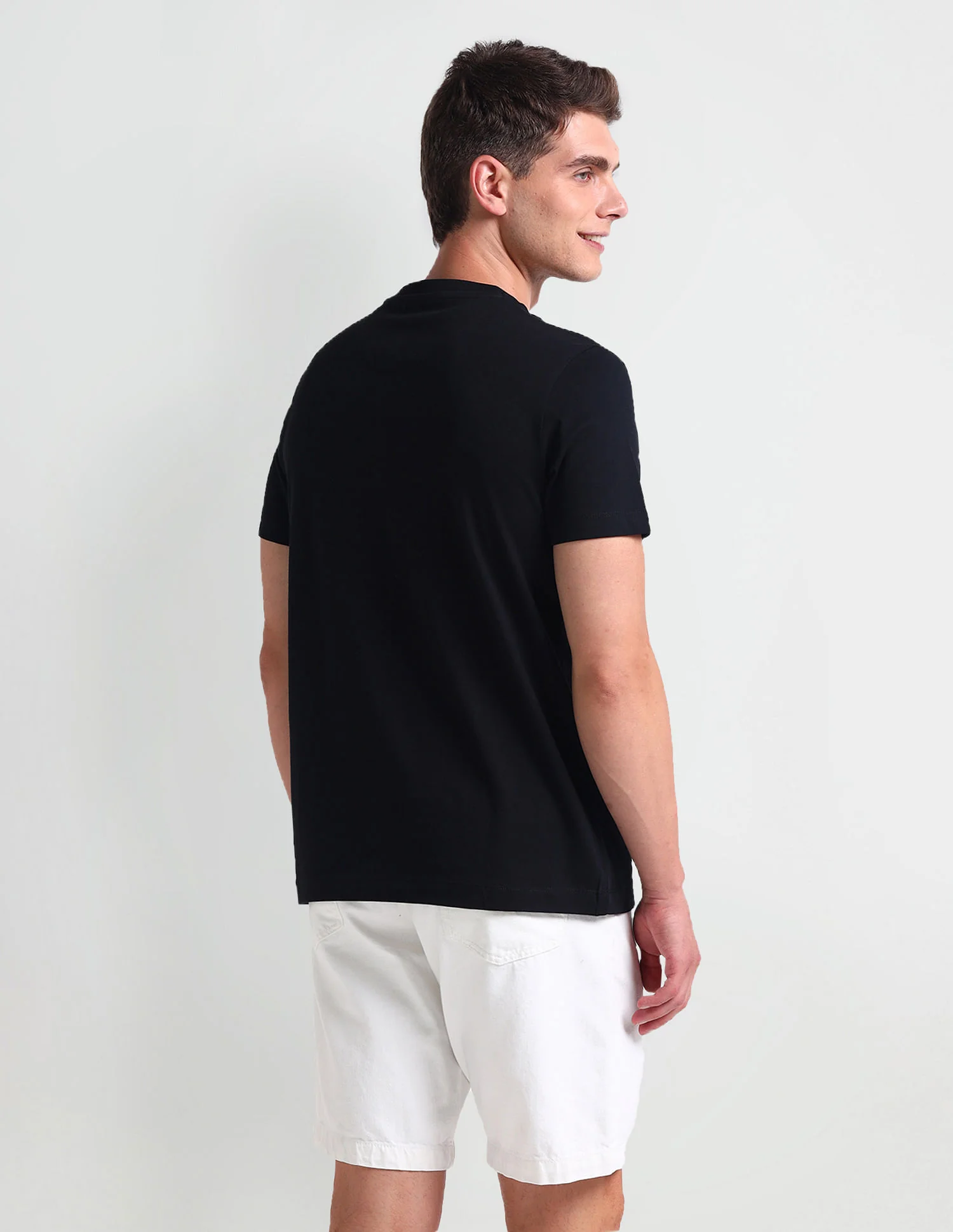 Muscle Fit Brand Print T-Shirt - Image 5