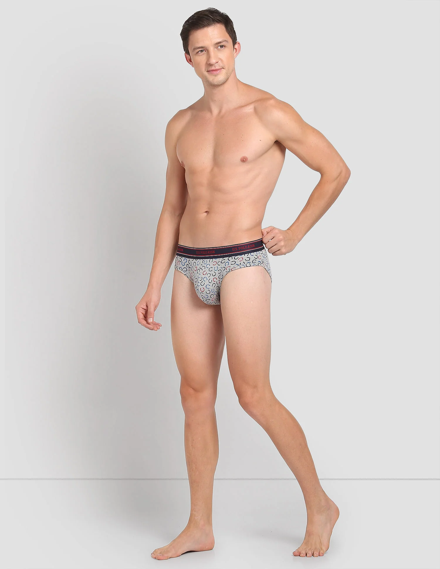 Printed Cotton Stretch Jersey I615 Briefs - Pack Of 1 - Image 3
